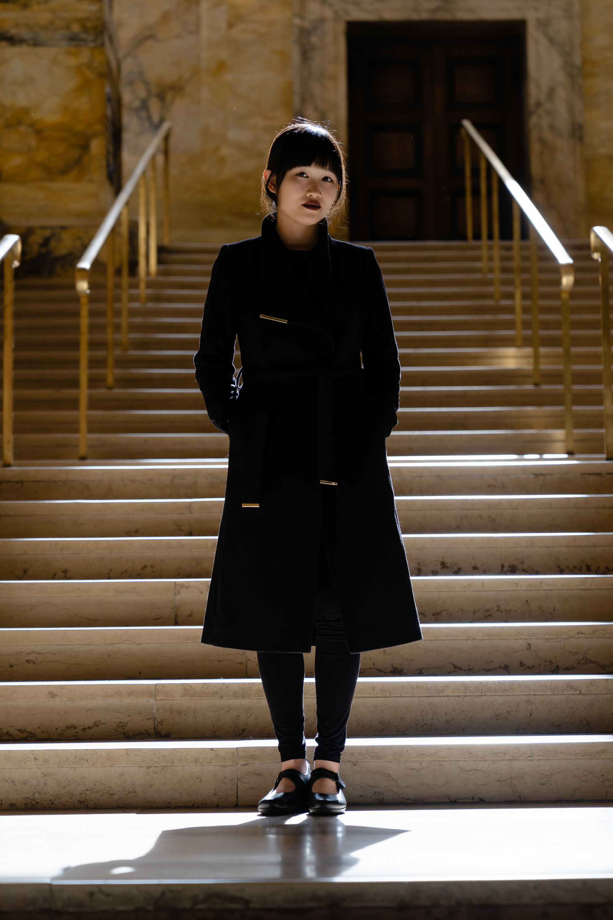 The author R.F. Kuang at the Boston Public Library. Photo / Sophie Park, The New York Times