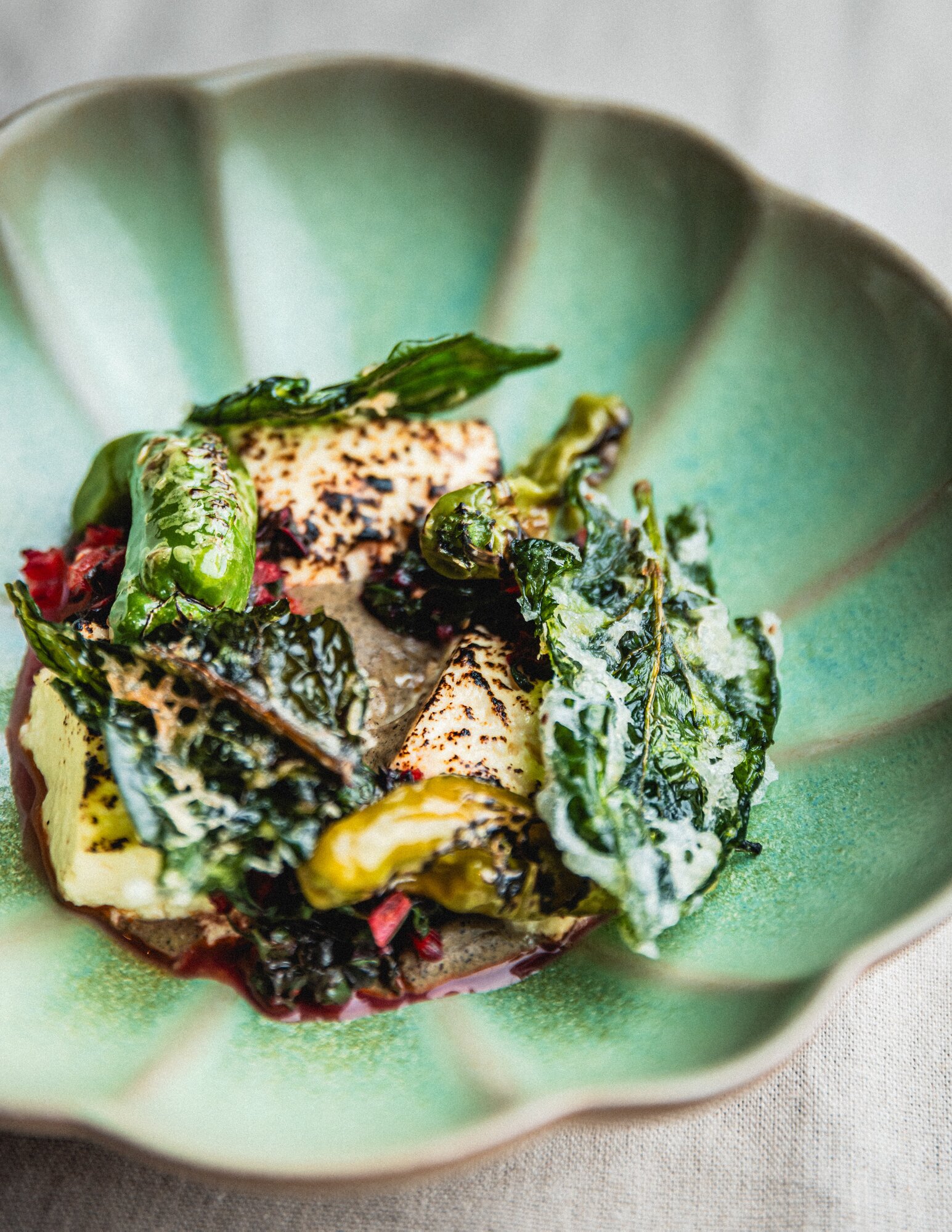 Aarth's vegetarian offerings include a buffalo milk paneer. Photo / Olivia Moore 