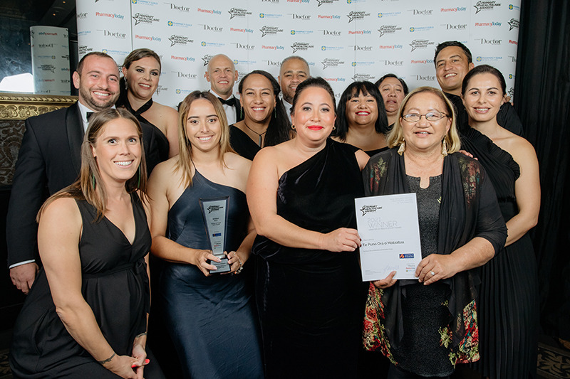 Te Puna Ora o Mataatua staff with the Ministry of Health Equity Award.  Photo / Supplied