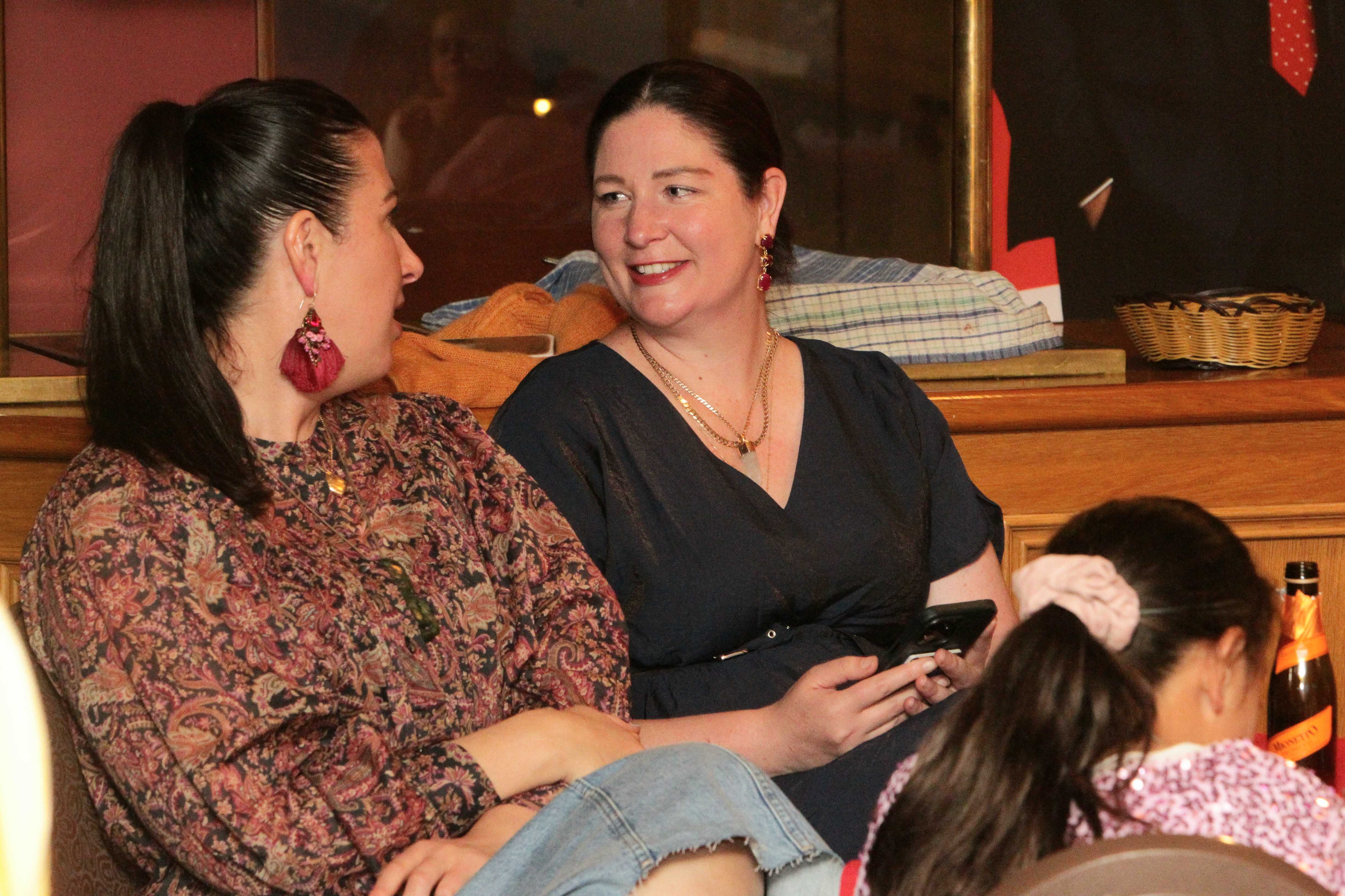 Labour's Willow-Jean Prime (right) with her sister and campaign manager Season Downes. Photo / Tania Whyte