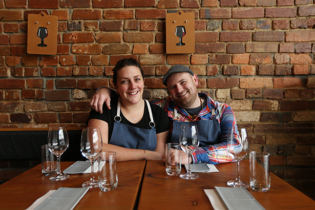 Leslie Hottiaux and partner Mo Koski from Apero on K Rd. Photo / Doug Sherring