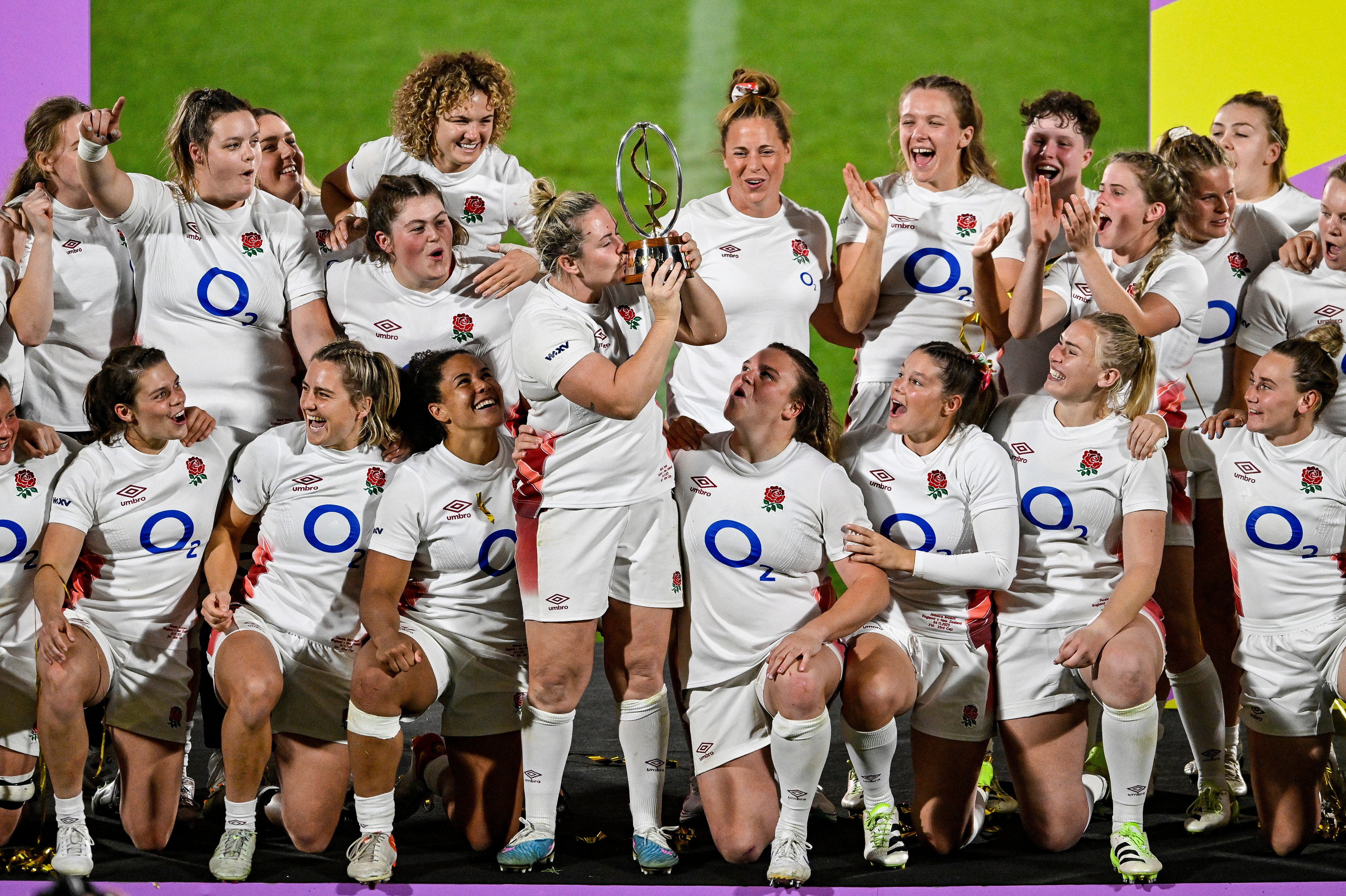 England won the inaugural WXV 1 tournament last year, outscoring their opponents 120-31 across their three tests. Photo / Photosport