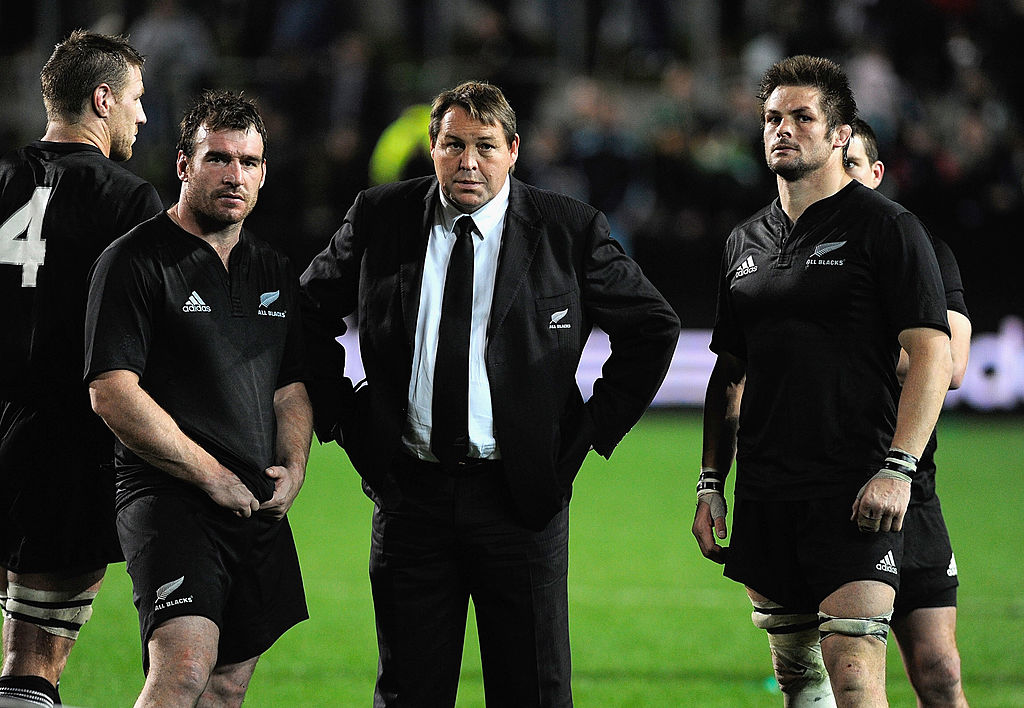 Steve Hansen (centre), far from out of his depth as an assistant coach. Photo / Getty Images