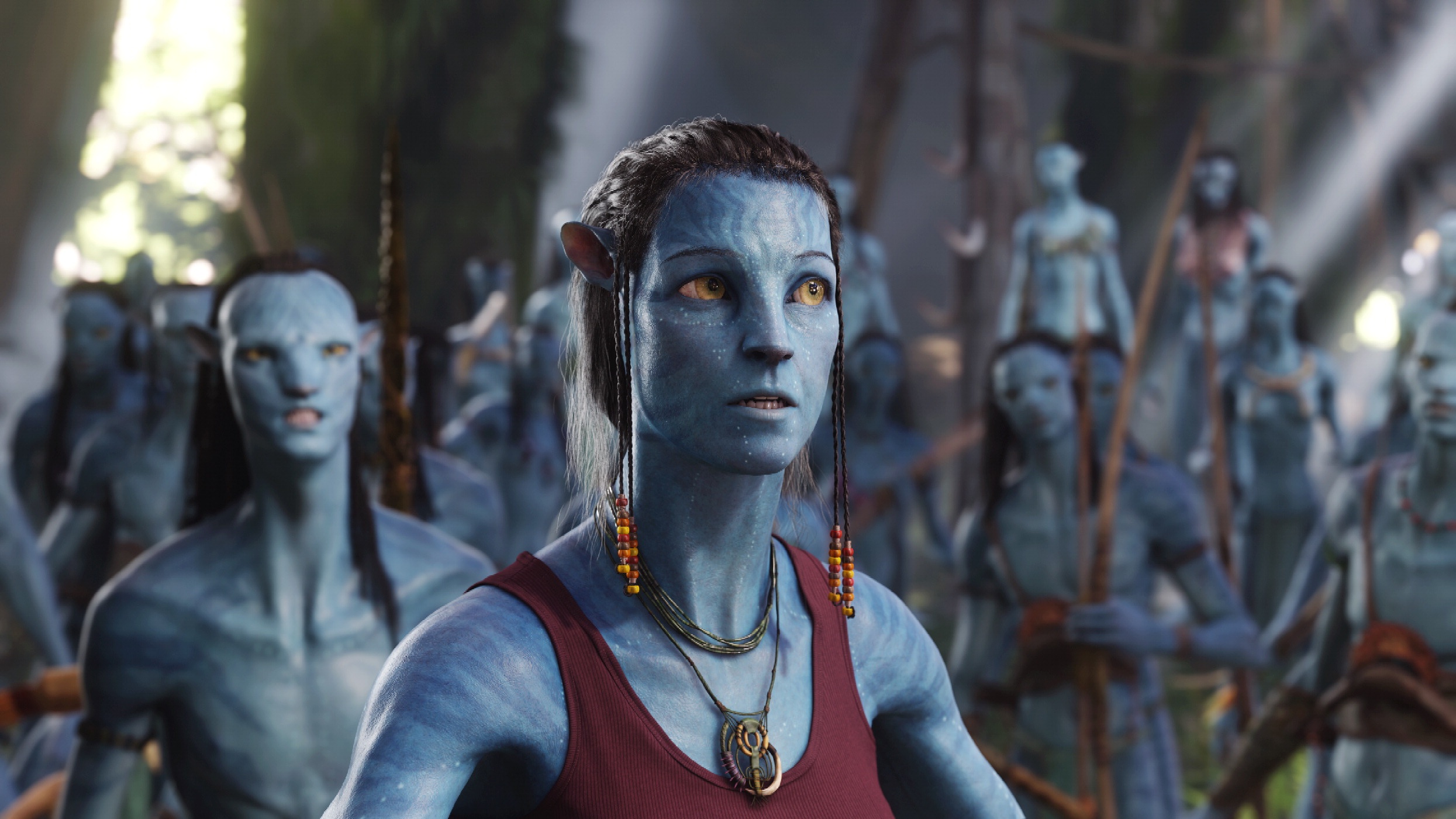 Sigourney Weaver's character, Dr Grace Augustine, dies in the first Avatar movie but Weaver returned in the sequel playing Augustine's 14-year-old daughter, Kiri. 