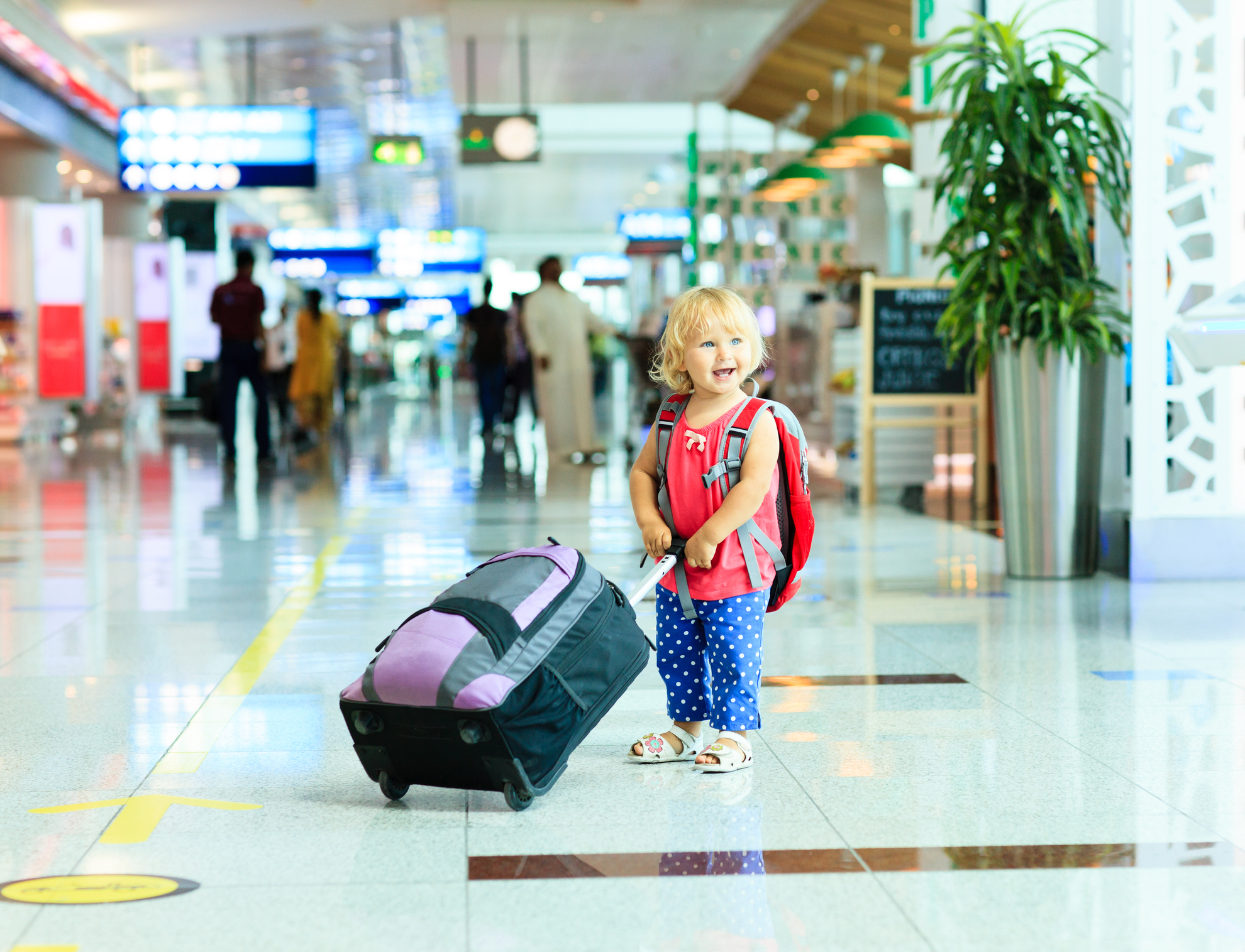 You’ll have 1-3 hours to exhaust little ones out at the airport. Photo / Getty Images