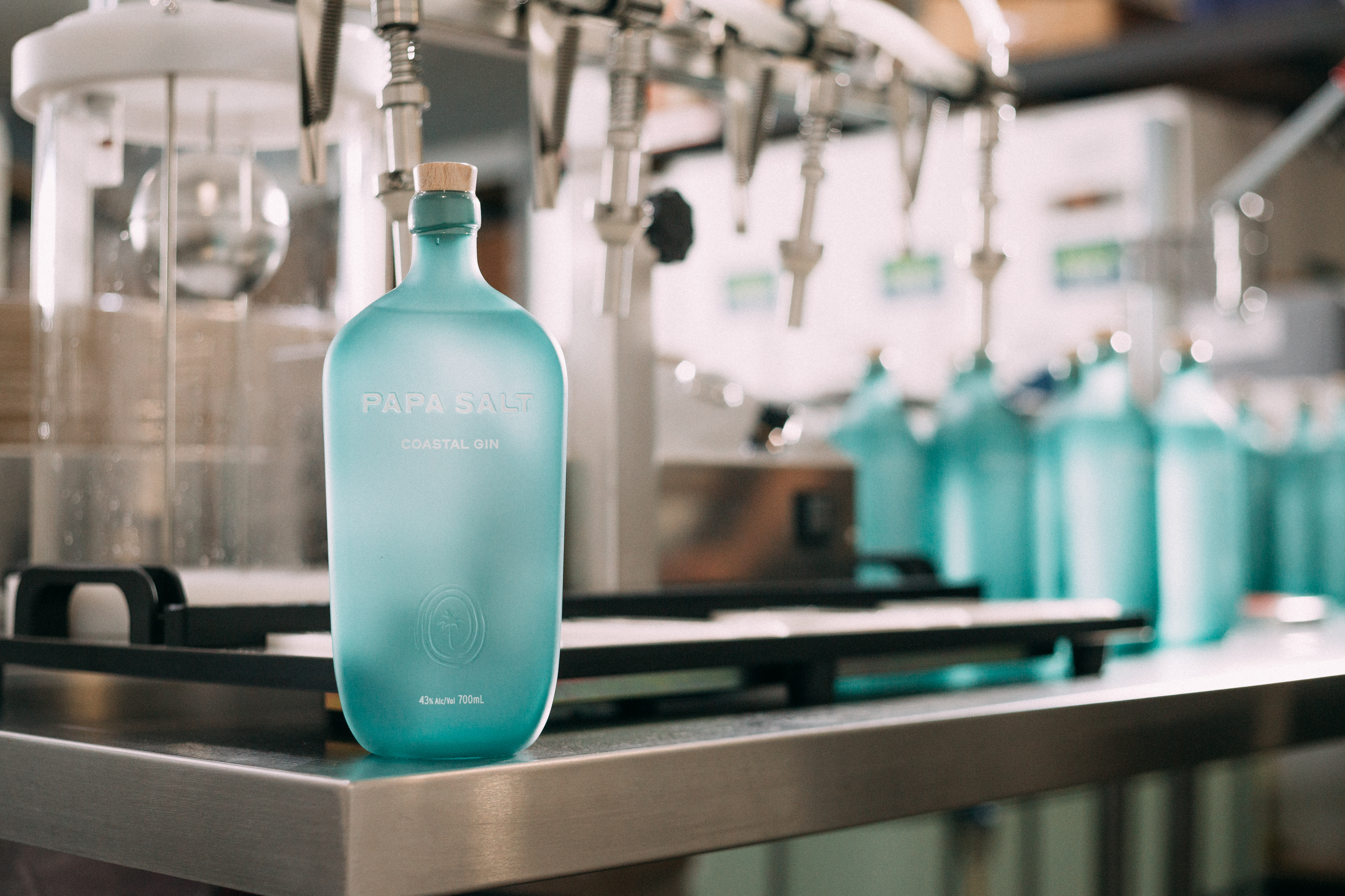 It was a tough few years at the office but the group worked their way through 300 distilled botanicals to make Papa Salt.