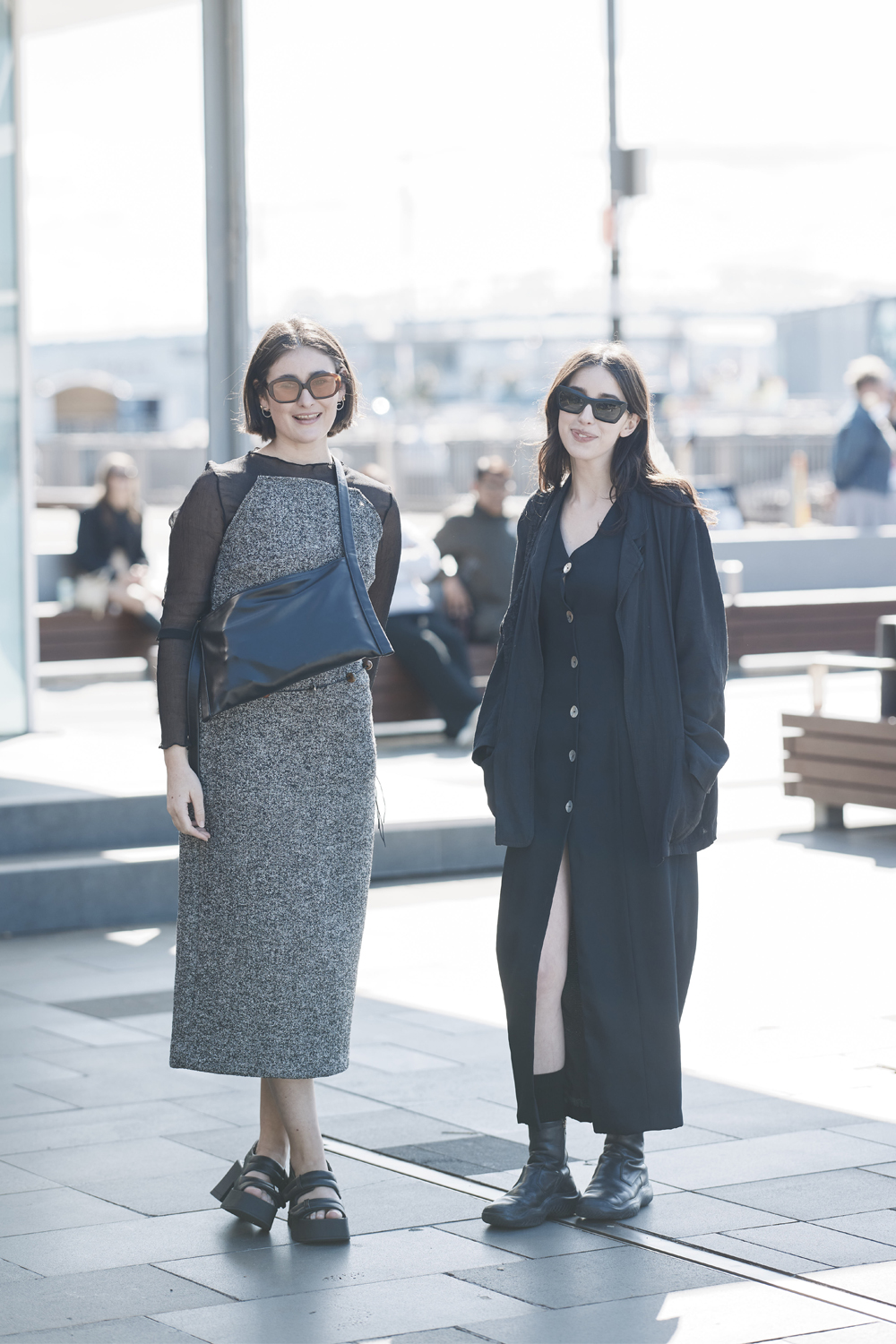 Viva fashion assistant Annabel Dickson and videographer Britt Walton. Photo / Hōne Naera-Scott