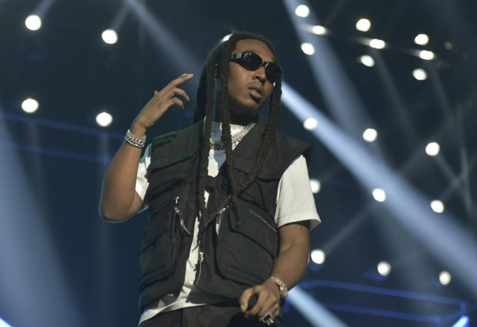Takeoff from the group Migos was shot dead. Photo / AP