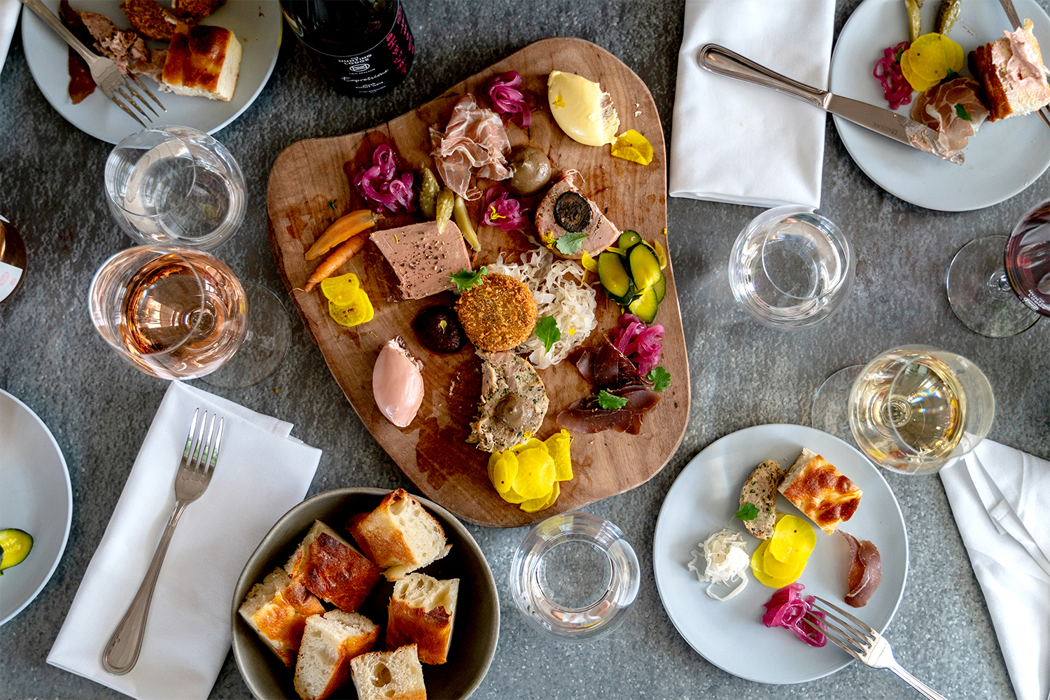 The delicious platter spread at The Hunting Lodge. Photo / Supplied.