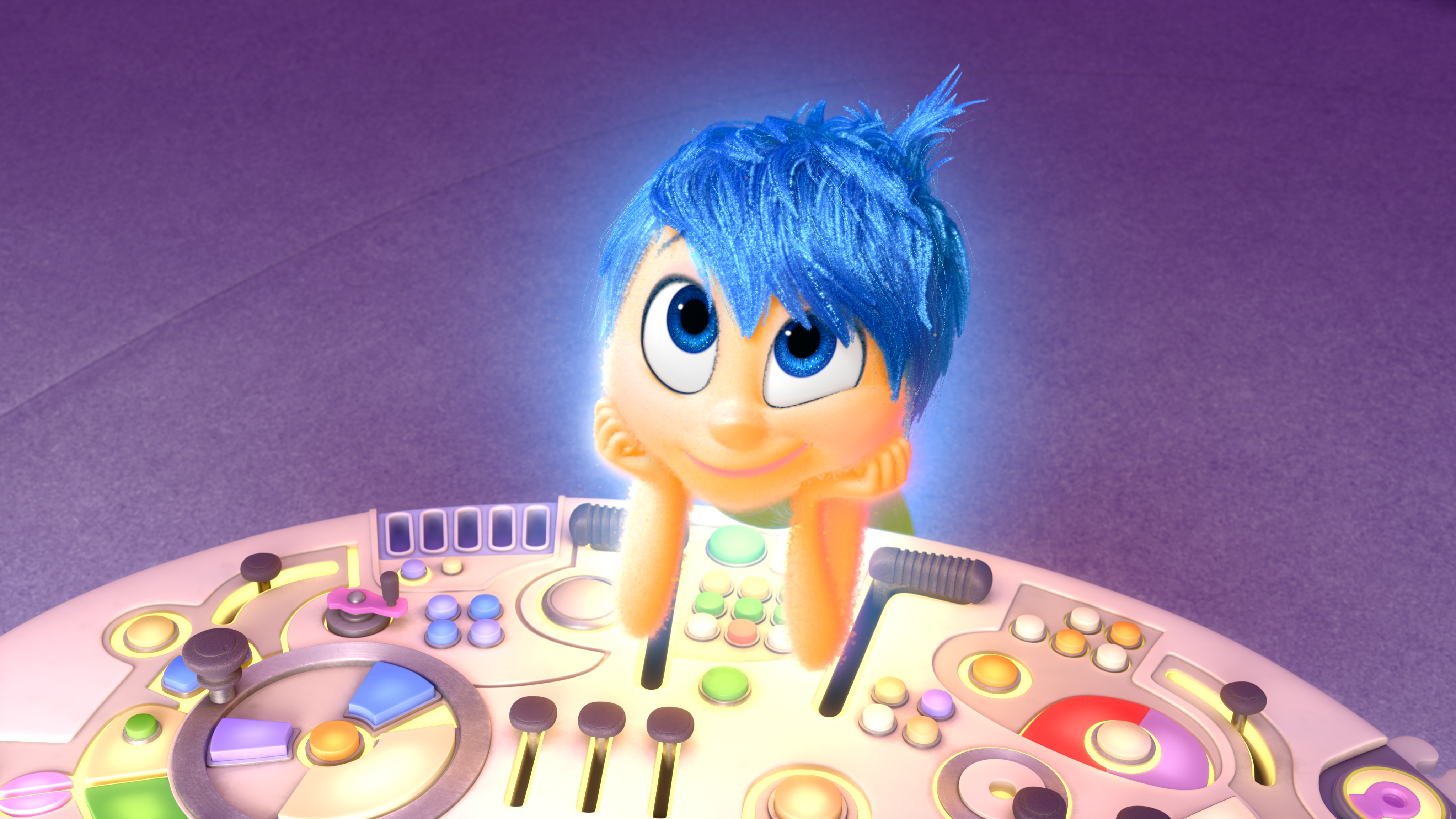 Joy in a scene from Inside Out.