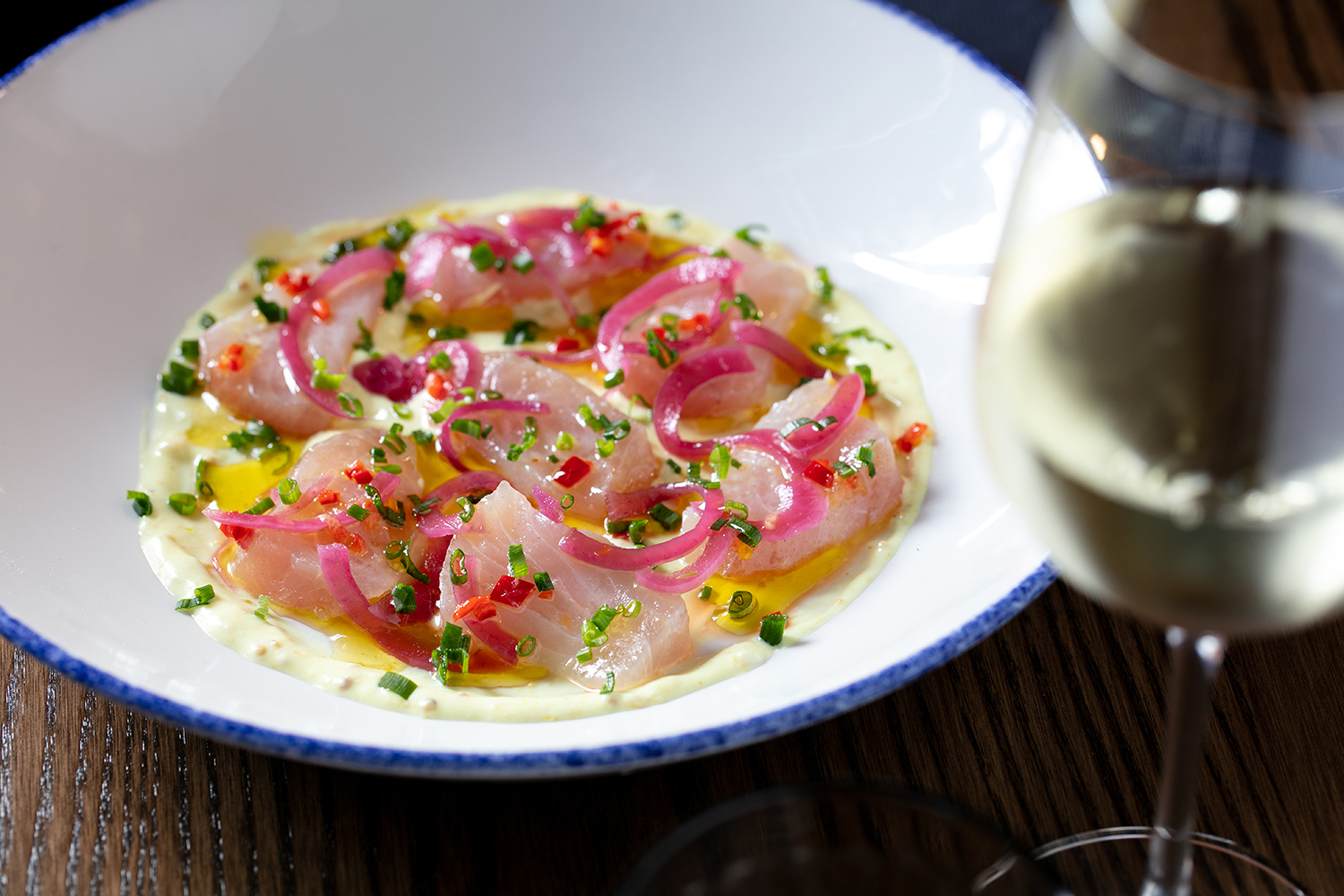 The trevally ceviche. Photo / Babiche Martens