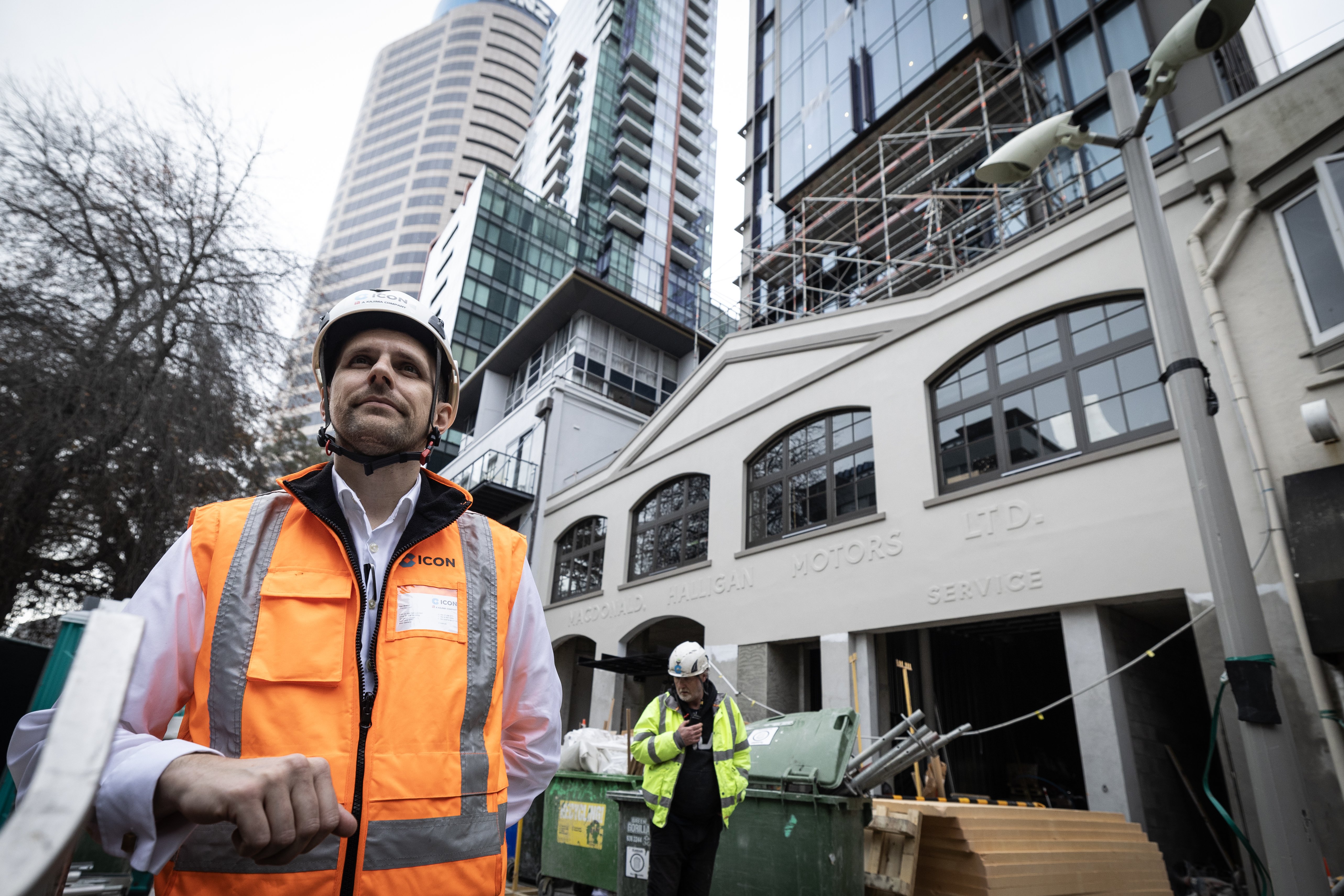 Dan Bosher heads Icon in New Zealand. That business built the new 41-level tower which is the Hotel Indigo Auckland with apartments above. Photo / Jason Oxenham