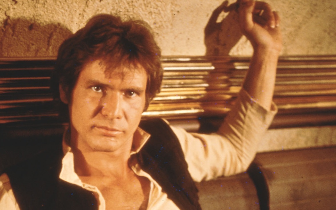 Harrison Ford as Han Solo.