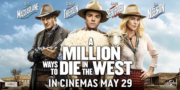 MacFarlane spoofs the Western in ”Million Ways to Die in the West