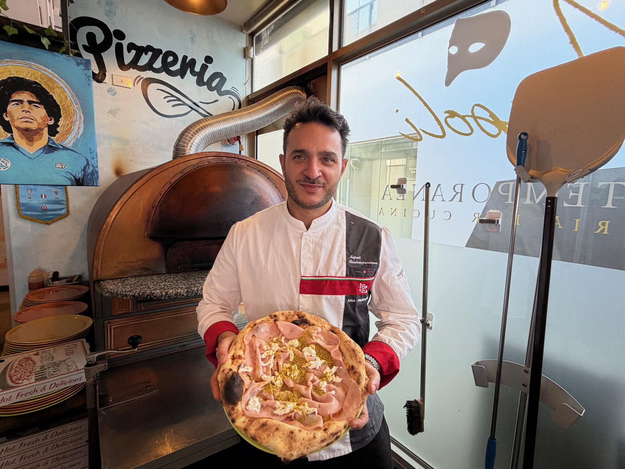 Naples-raised Rocco Pezzullo is the owner of Napoli Contemoranea in Parnell, which has been named in the Top 50 pizza list for Asia Pacific for the second year running. Photo / Anna King Shahab