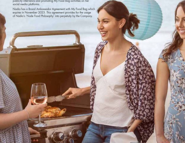 My Food Bag co-founder and brand ambassador Nadia Lim as featured in the company's IPO product disclosure statement. Photo / My Food Bag