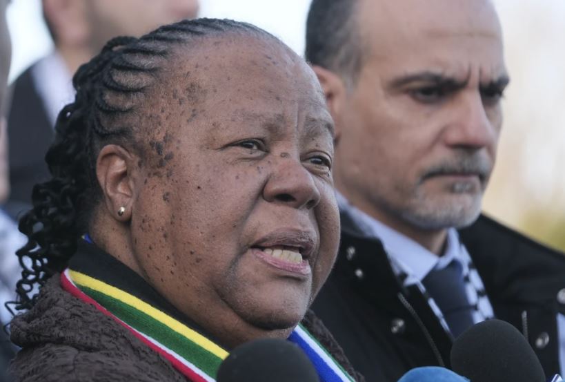 South Africa’s Foreign Minister Naledi Pandor says her country’s citizens who fight in the Israeli armed forces or alongside them in Gaza will be arrested when they return home. Photo / AP