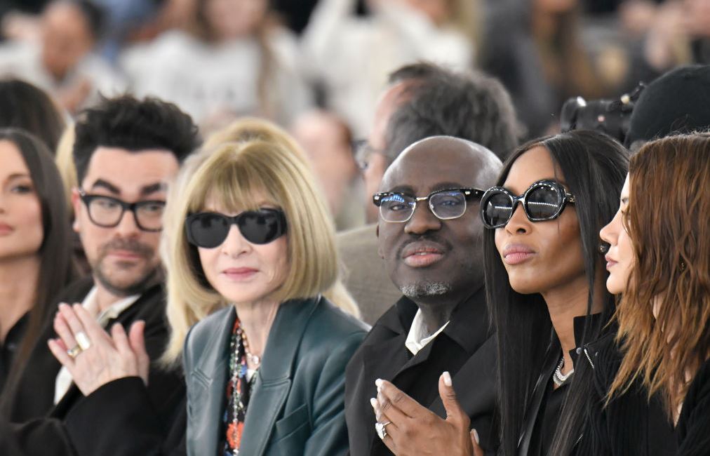 Anna Wintour, Edward Enninful and Naomi Campbell. Photo / Getty Images