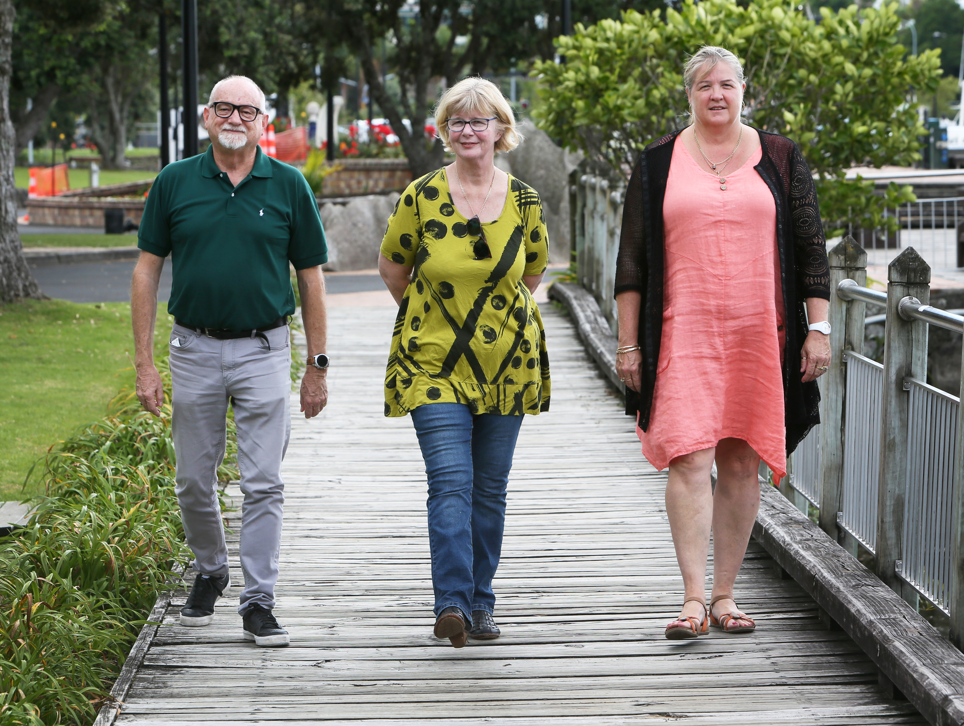  Iain Watkins, Ruth Redfern and Della-Maree Trask are amongst six general practice managers to come out and ask patients to adapt their expectations as primary health care bears the brunt of the Omicron outbreak. Photo / Tania Whyte