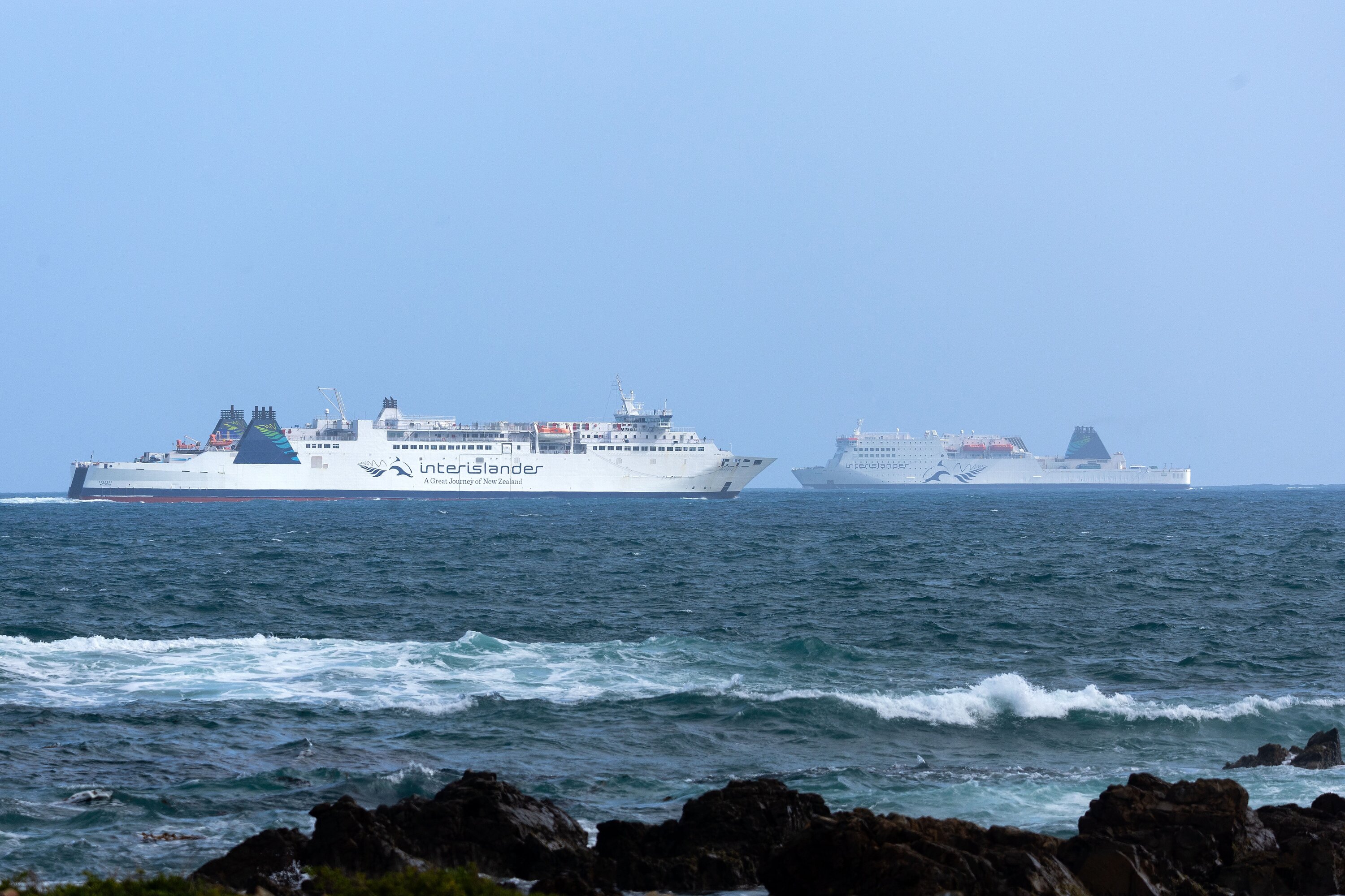 Kiwirail had a business case to replace its ageing ferries with two super ferries. Photo / Marty Melville