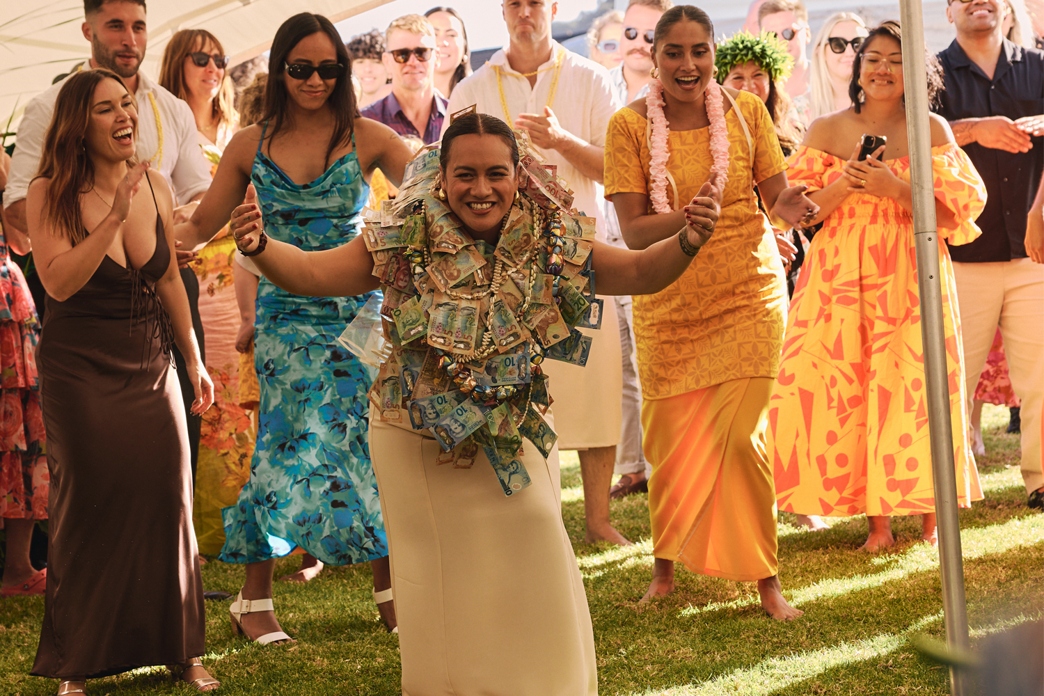 Deirdre danced a siva Samoa for Keva. Photo / Apela Bell