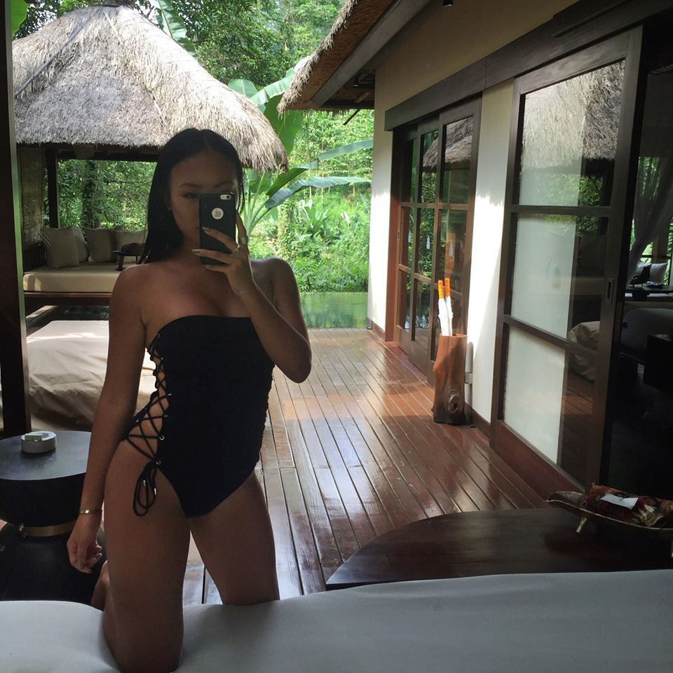 Iyia Liu on holiday in Bali. Photo / Facebook