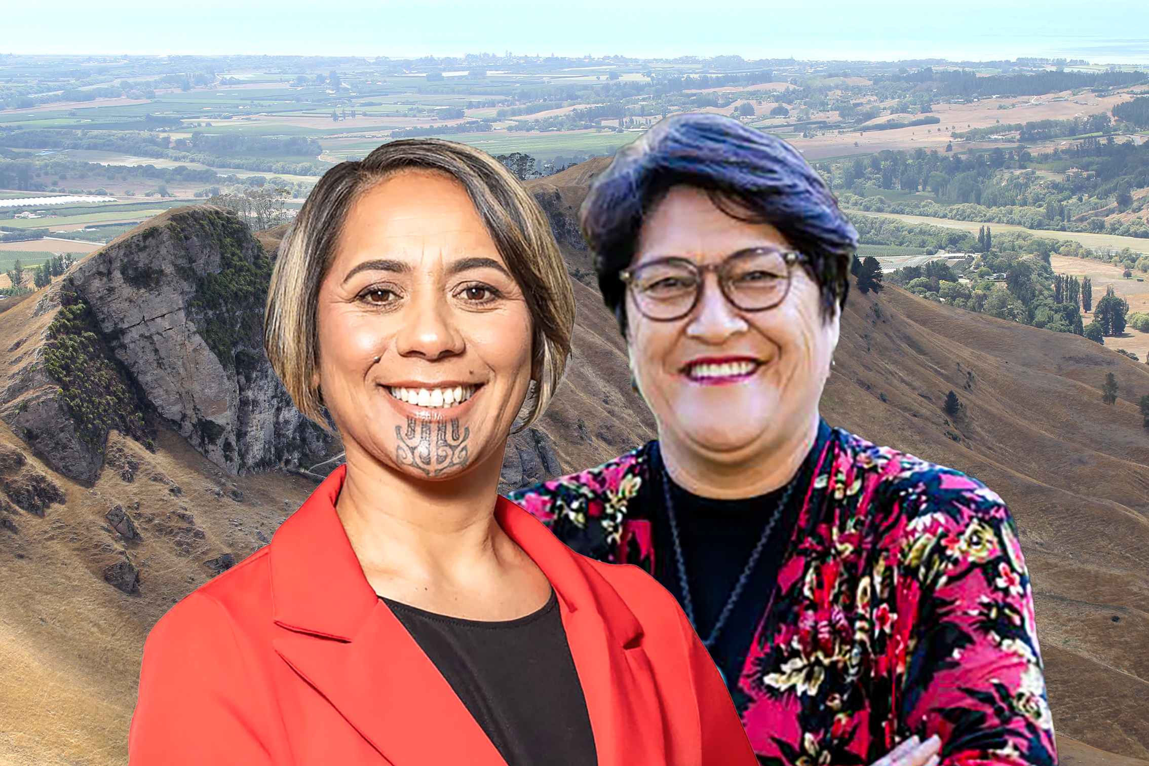 Cushla Tangaere-Manuel, left, is challenging sitting MP Meka Whaitiri.
