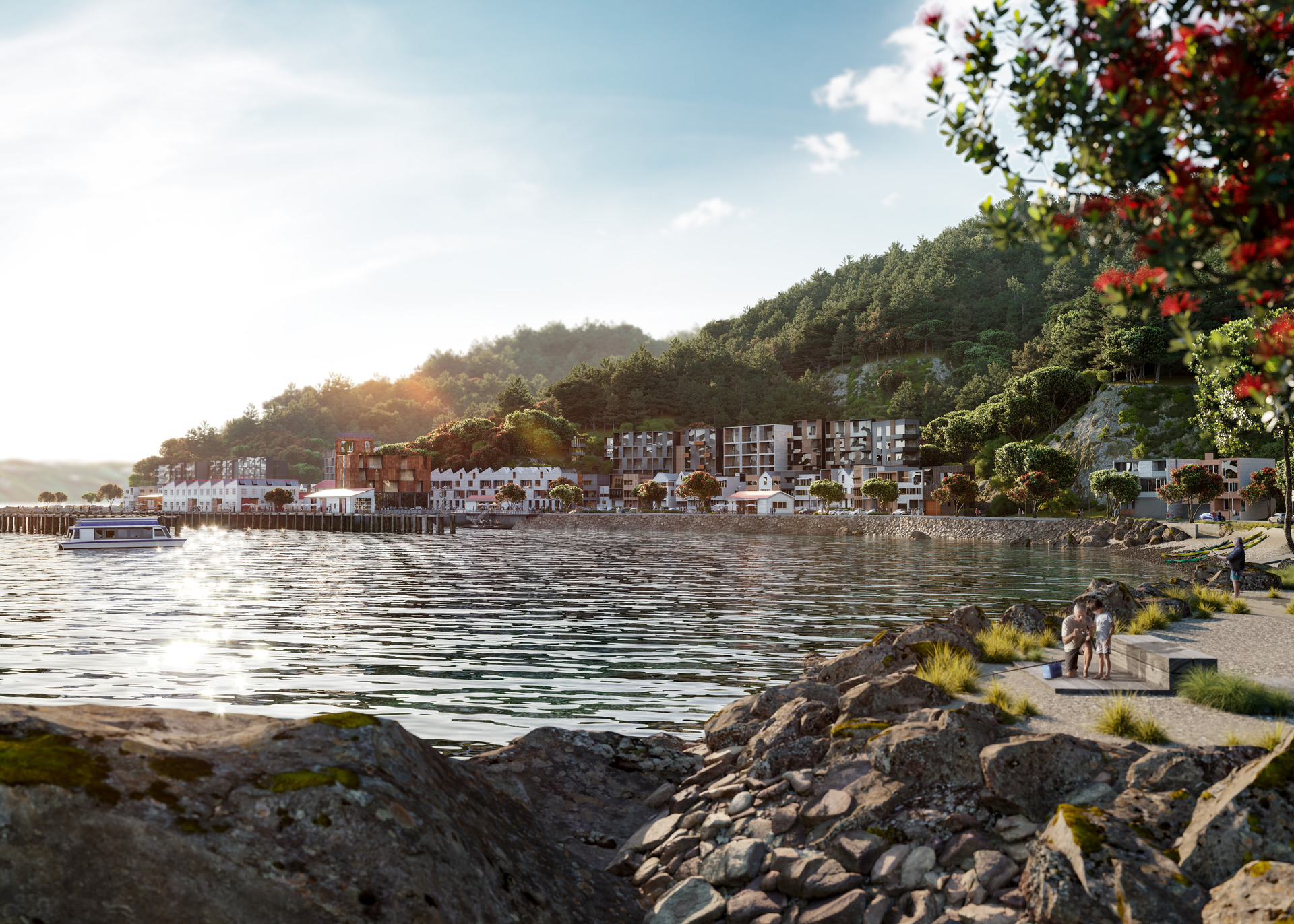 An artist's impression of what Shelly Bay South will look like. Photo / Supplied.  
