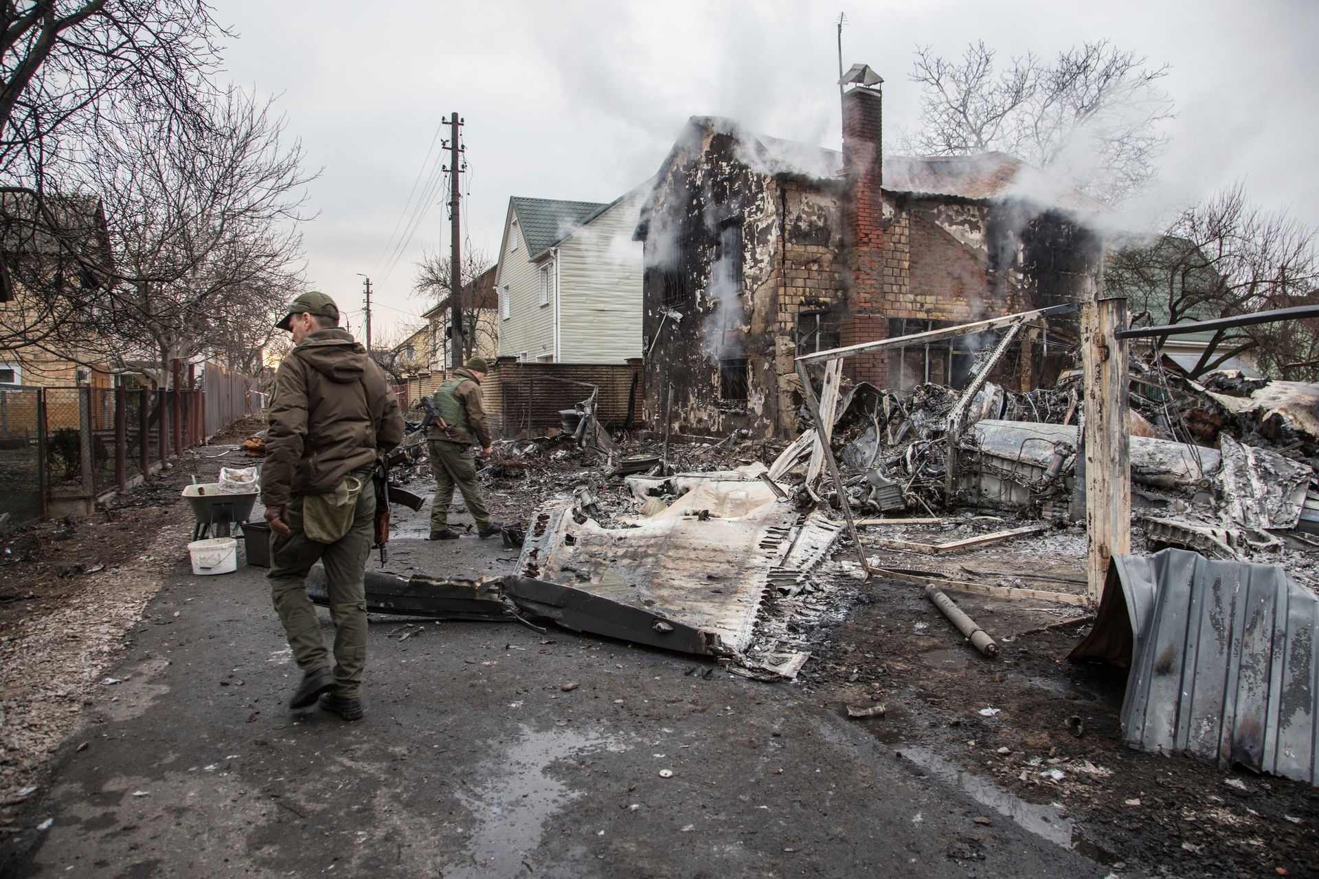 The International Criminal Court's prosecutor has put combatants and their commanders on notice that he is monitoring Russia's invasion of Ukraine. Photo / AP