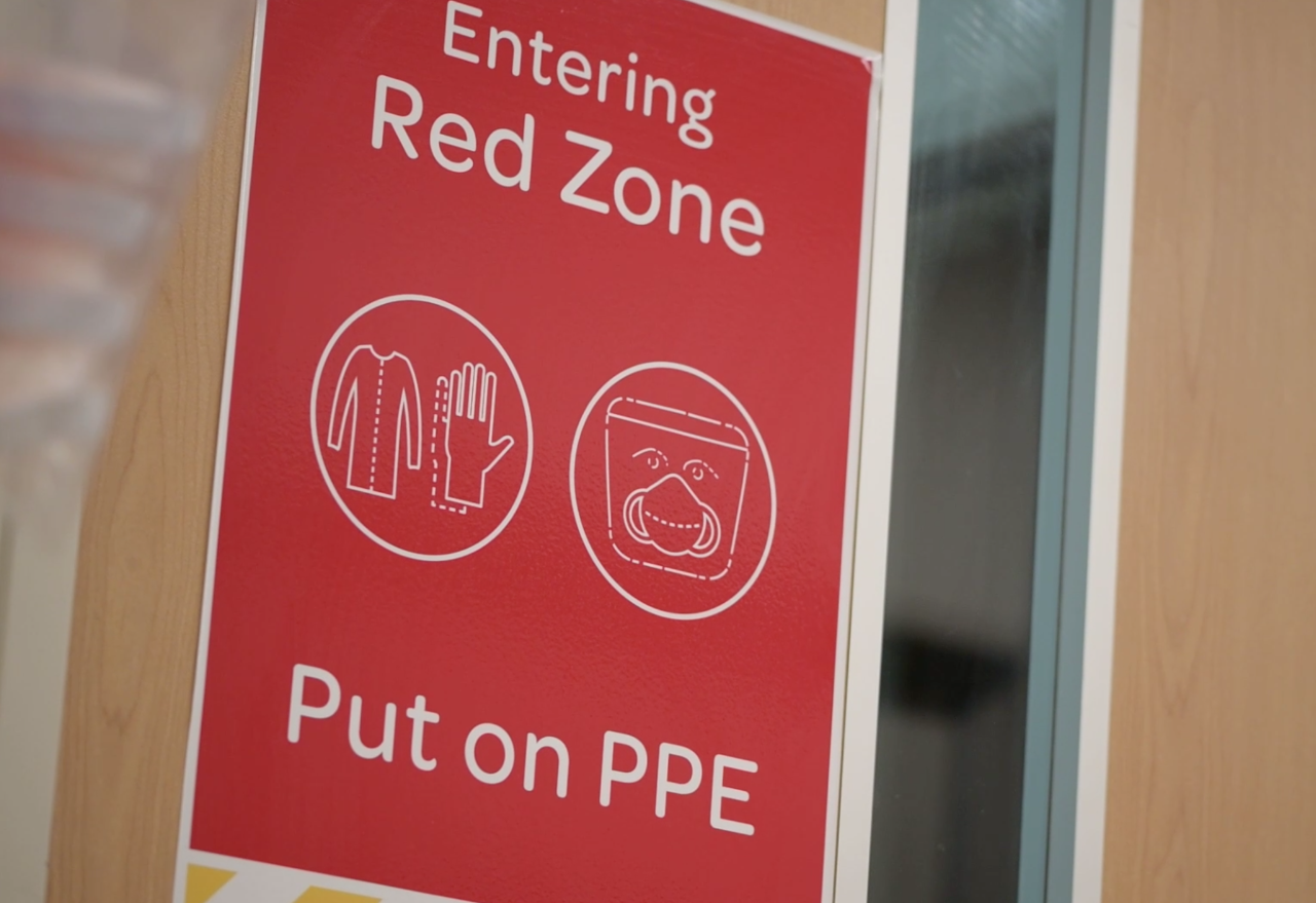 Before entering the