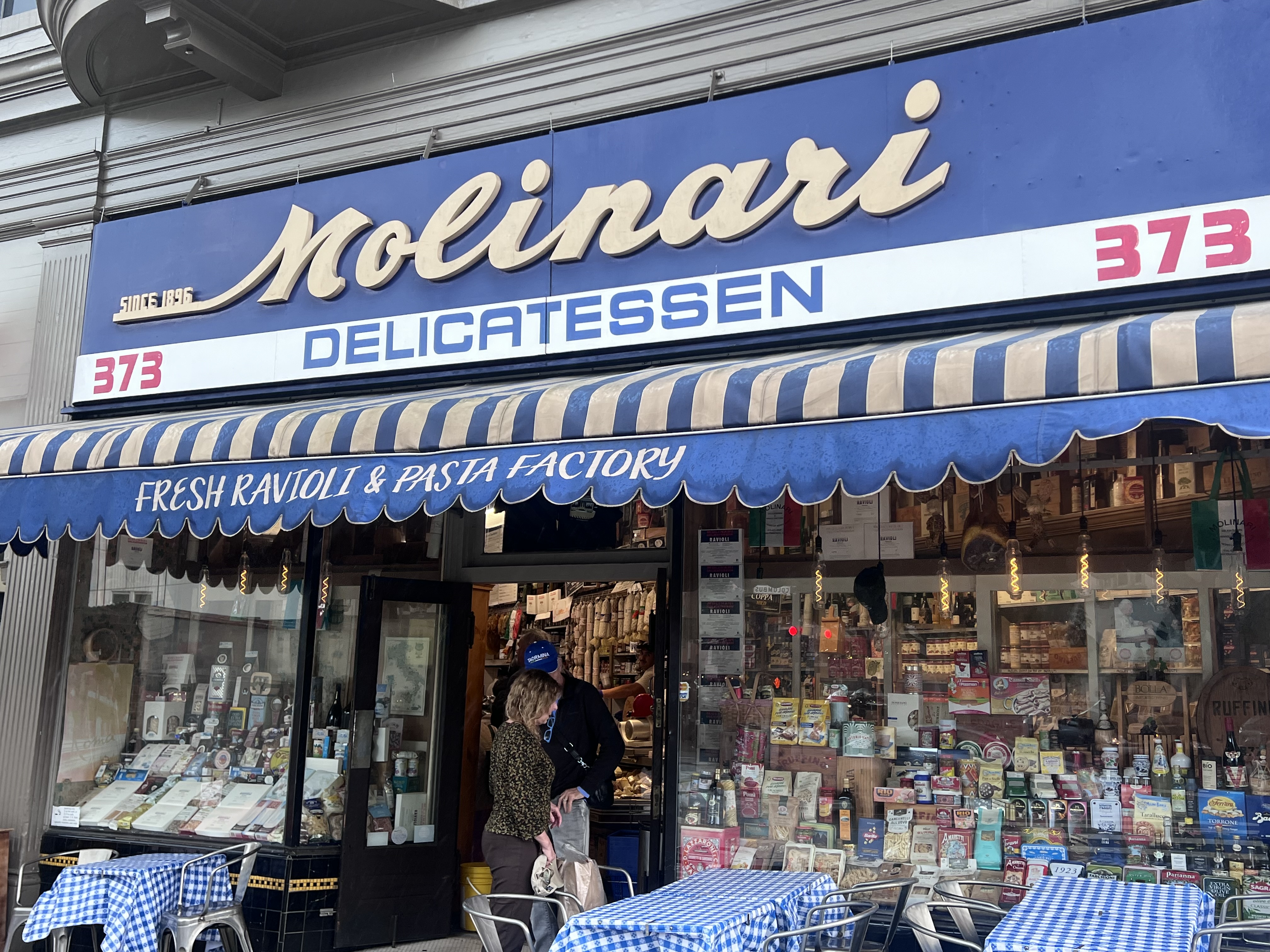 Michael recommends sandwiches from Molinari deli.