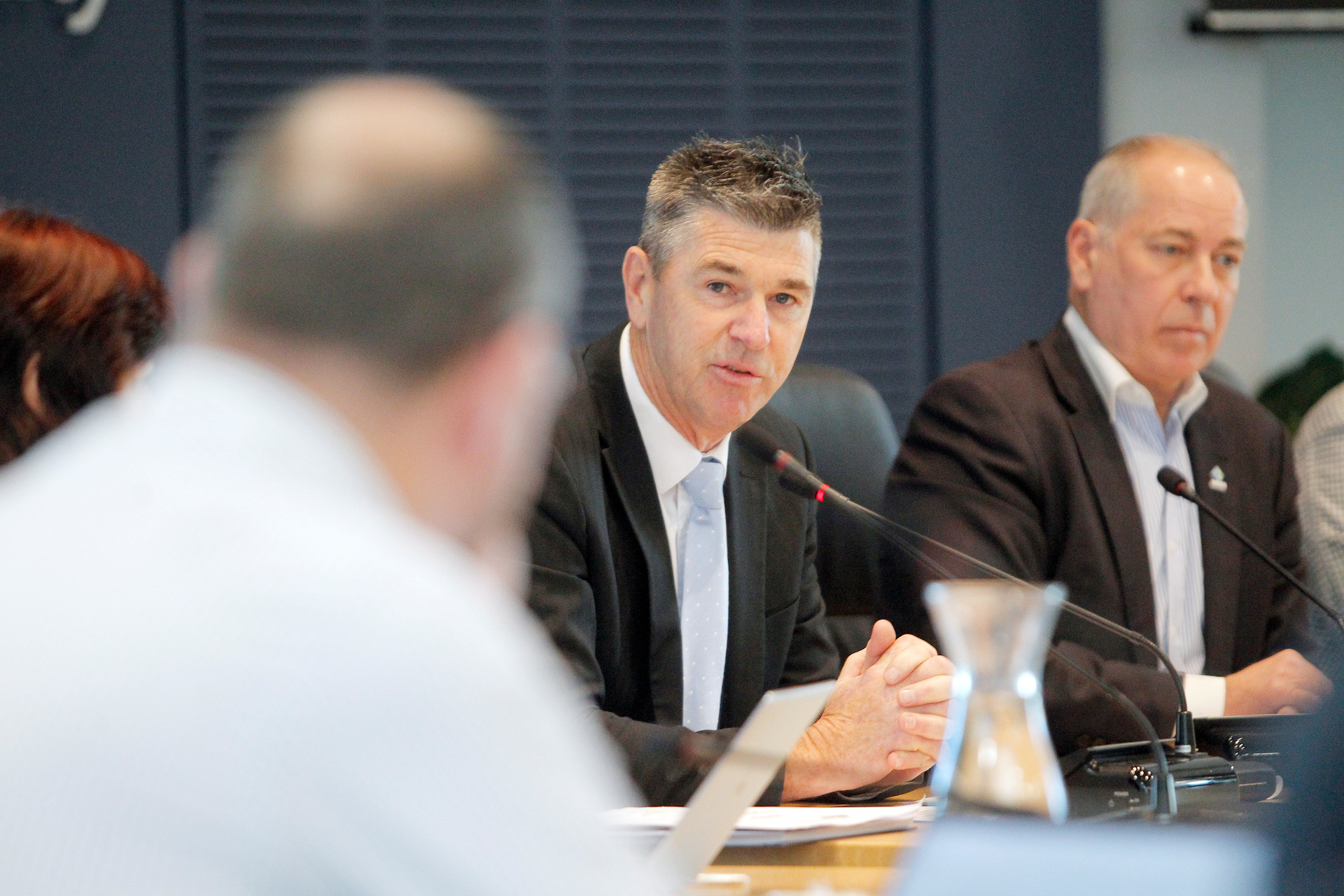 Tauranga City Council chief executive Marty Grenfell and mayor Tenby Powell. Photo / File