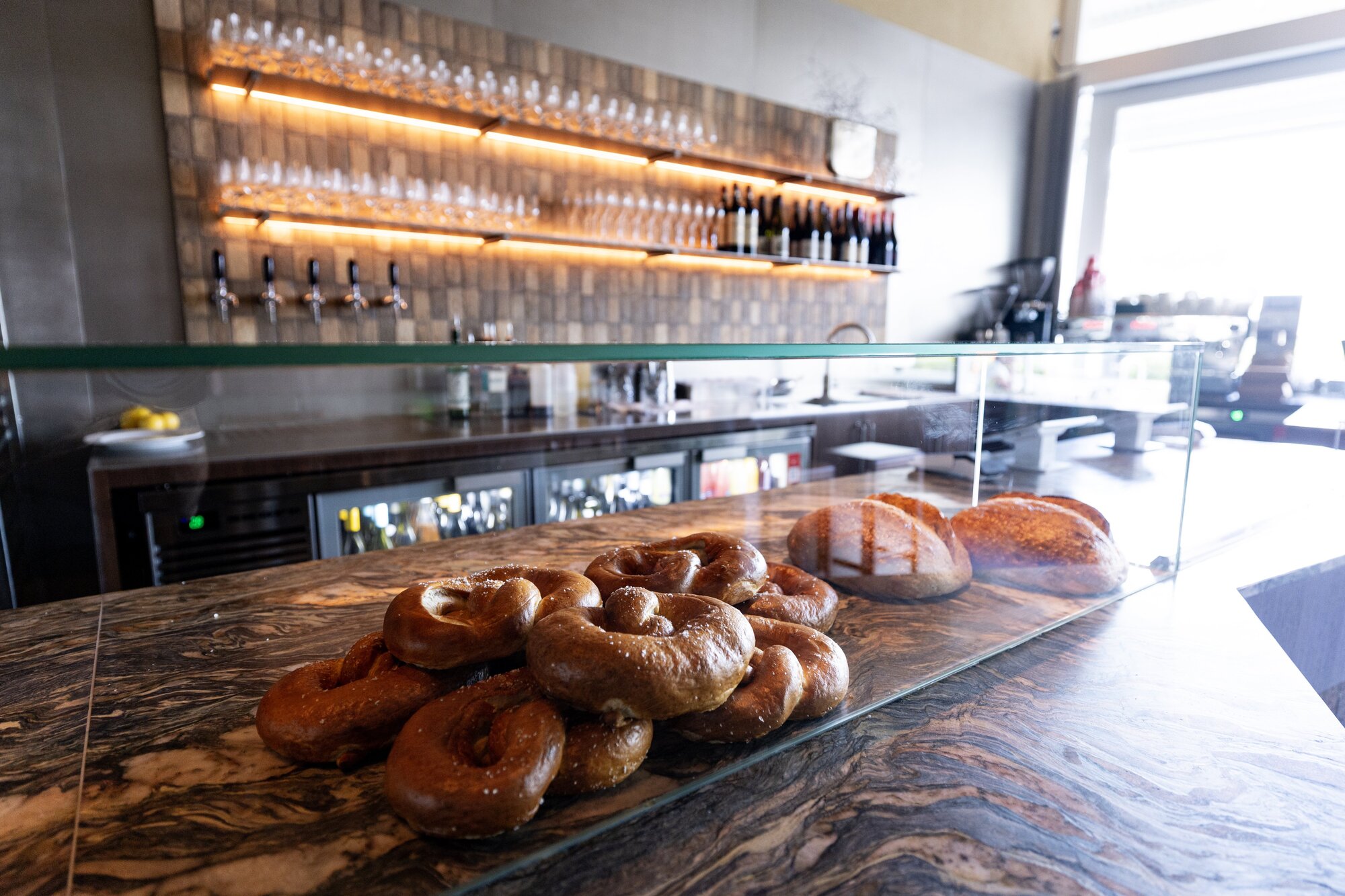 Mother, the newest venture opened by Hugo Baird and friends, was designed to segue from a daytime cafe to evening wine bar. Photo / Dean Purcell