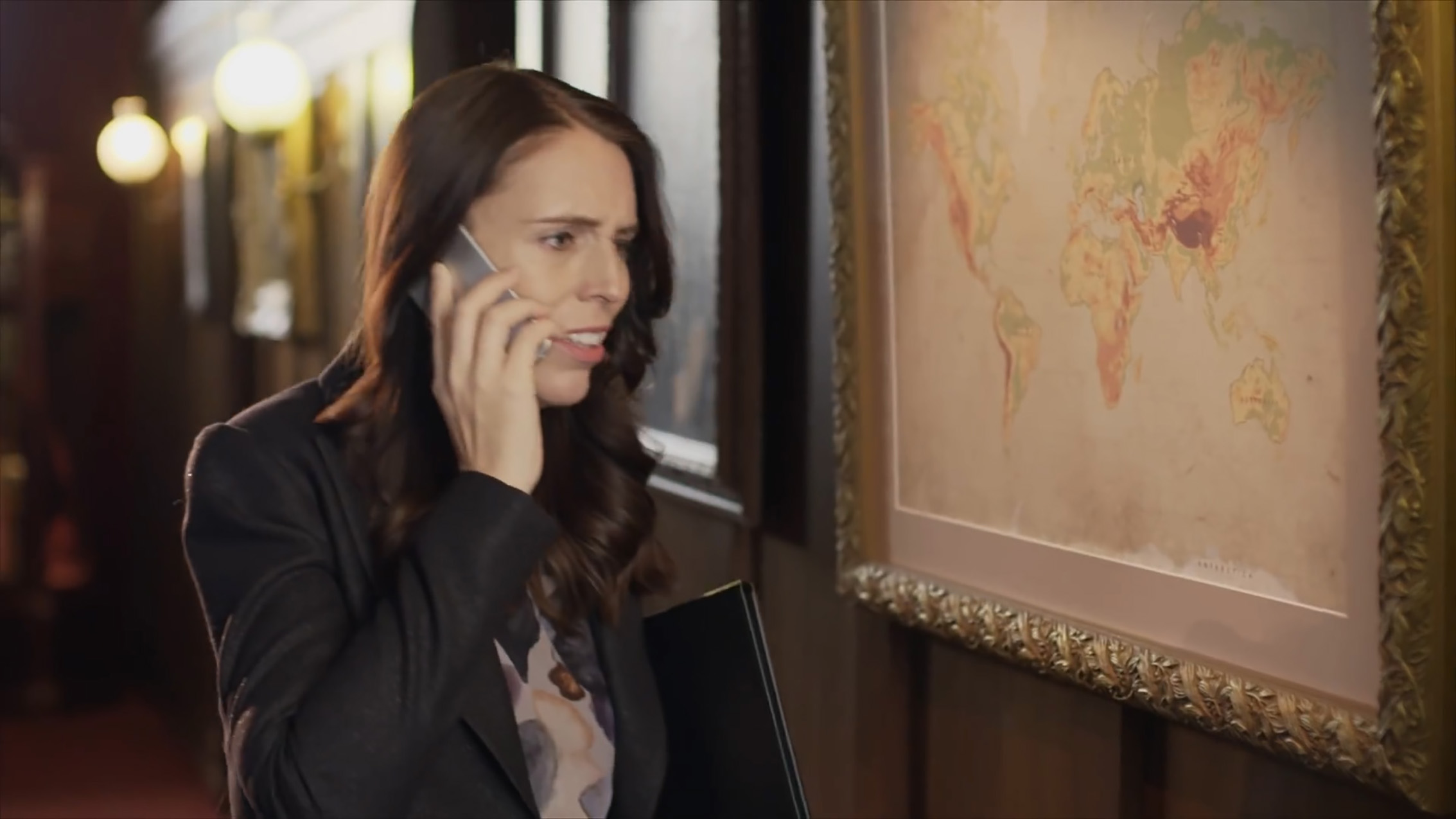 Prime Minister Jacinda Ardern in the Tourism NZ #GetNZontheMap campaign.  Photo / Supplied