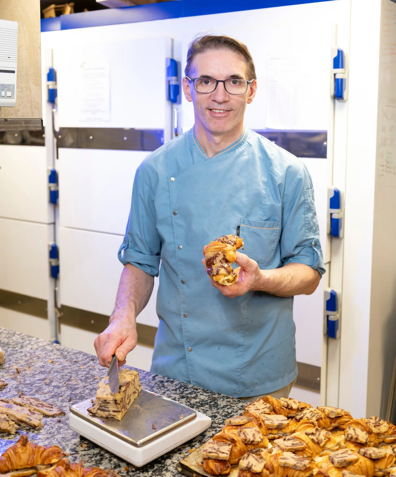 Stephane Louvard, creator of viral 'crookie' pastry. Photo / Magali Delporte
