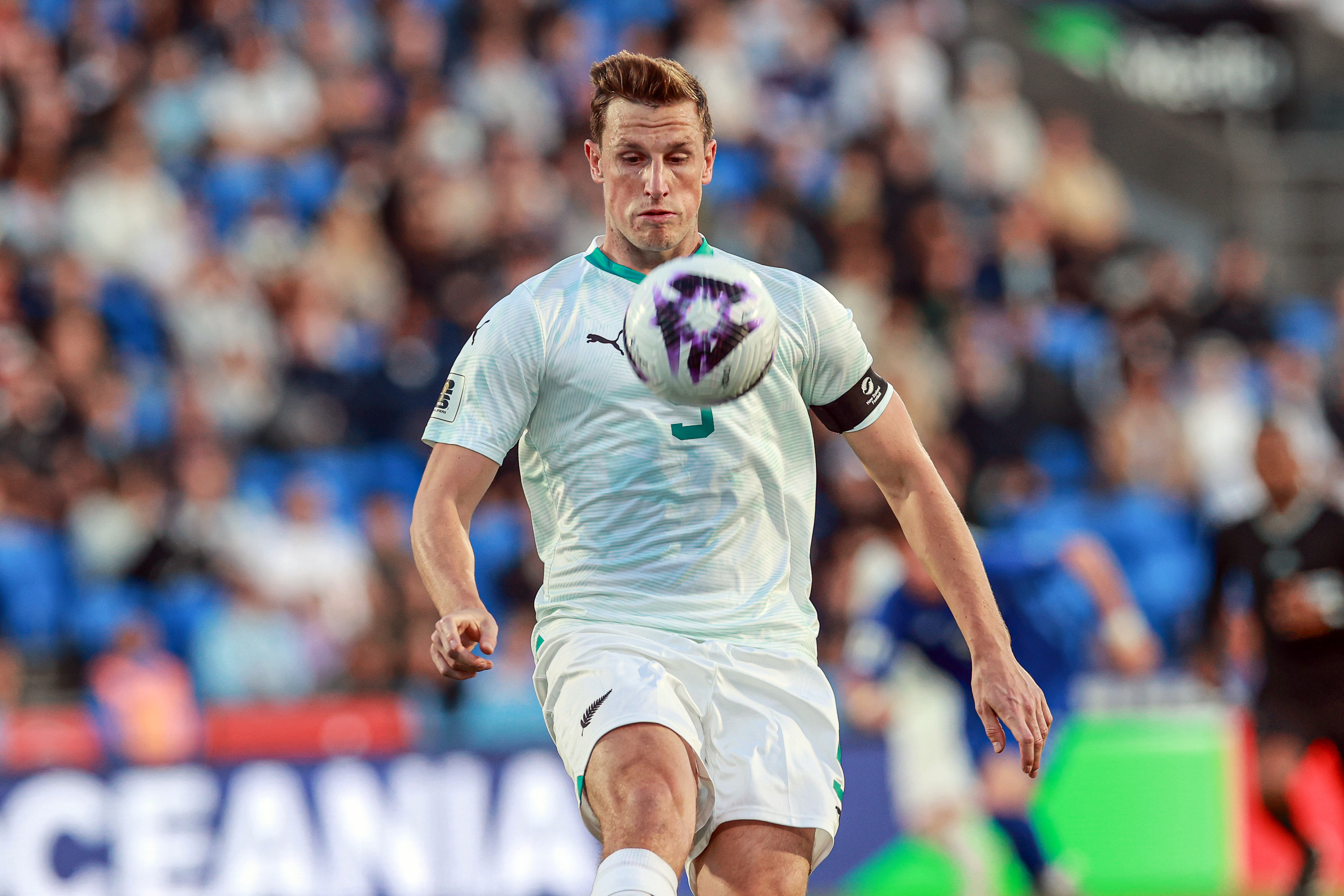 Chris Wood has been shining for Nottingham Forest in the Premier League and for the All Whites. Photo / Photosport