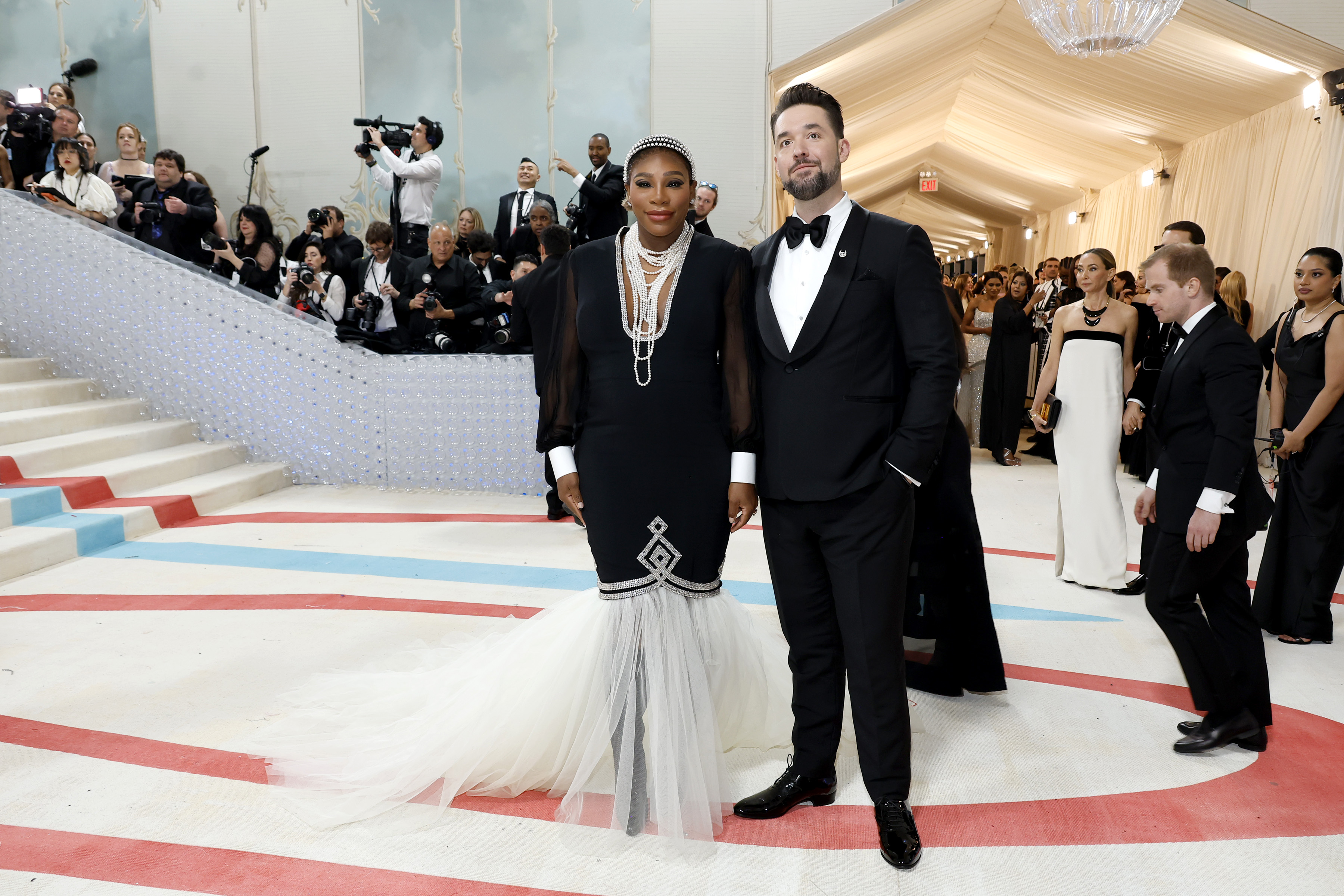 Serena Williams and Alexis Ohanian. Photo / Getty Images
