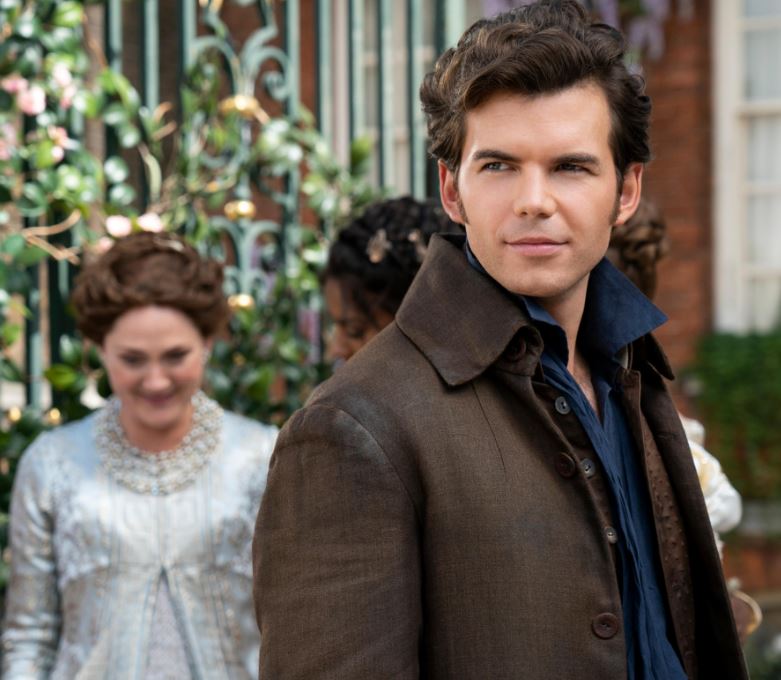 Colin Bridgerton, played by Luke Newton, in a scene from season three of the hit Netflix show. Photo / Netflix