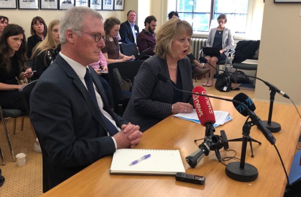 Pharmac chair Steve Maharey, left, and CEO Sarah Fitt.