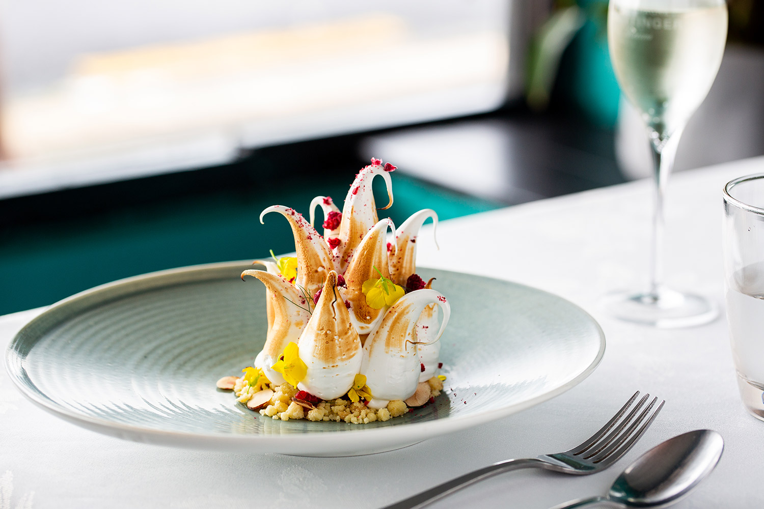 Whatever you order you should leave room for the signature lemon meringue dessert. Photo / Babiche Martens