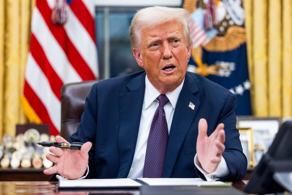 US President Donald Trump launched his second term with talk of tariffs. Photo / Getty Images