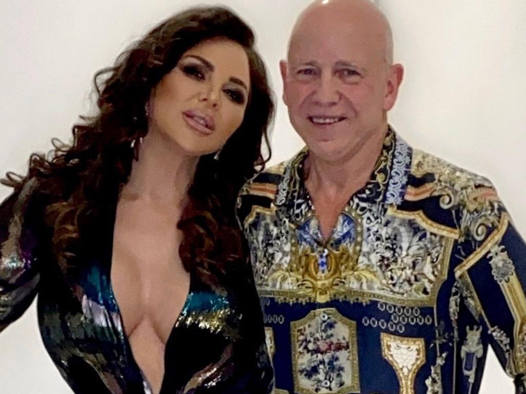 Escort Madison Ashton and Auckland eye doctor Philip Polkinghorne. 