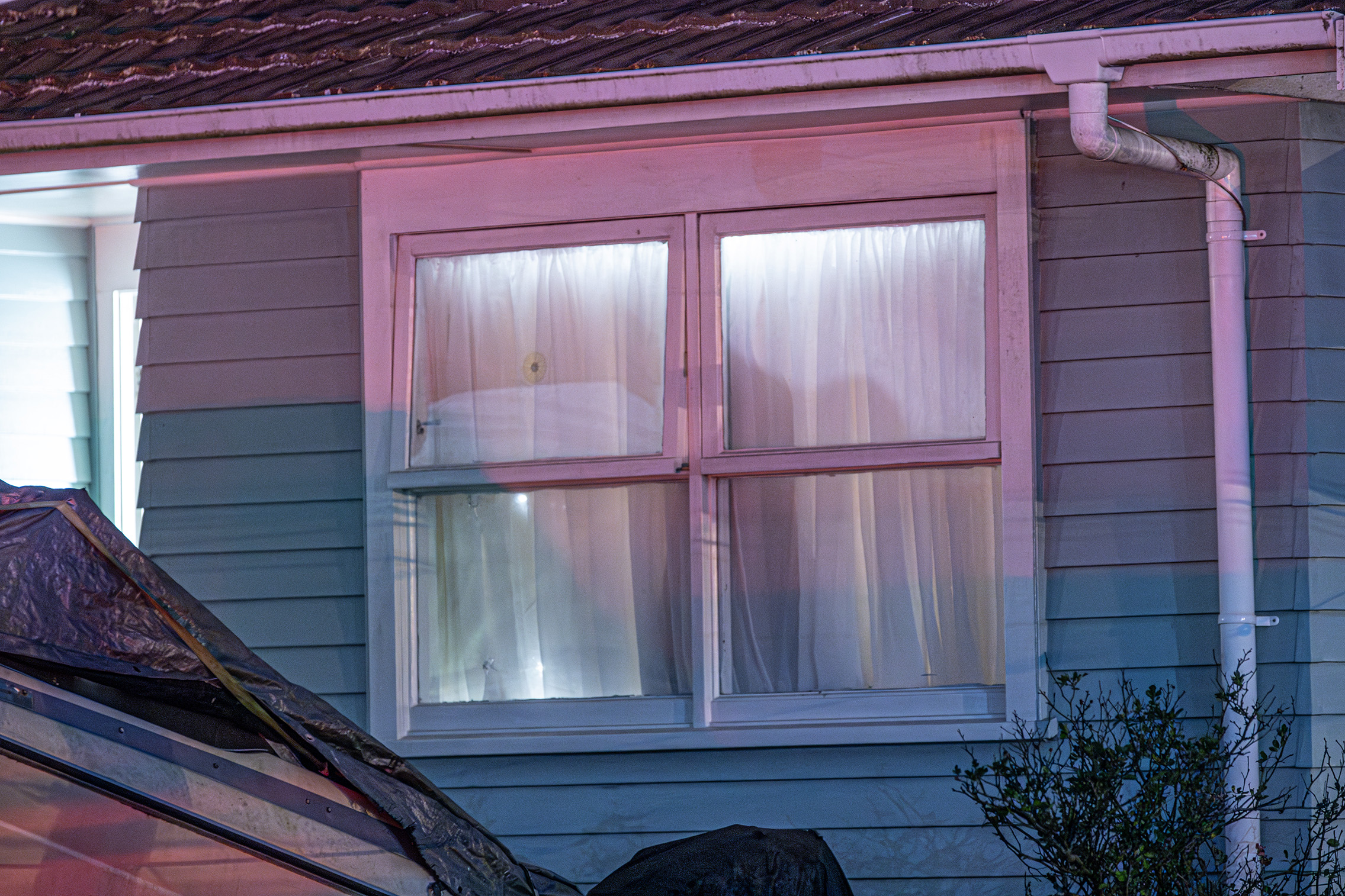 Shots were discharged in a drive-by shooting on Haddon Street in Māngere East. Photo / Hayden Woodward