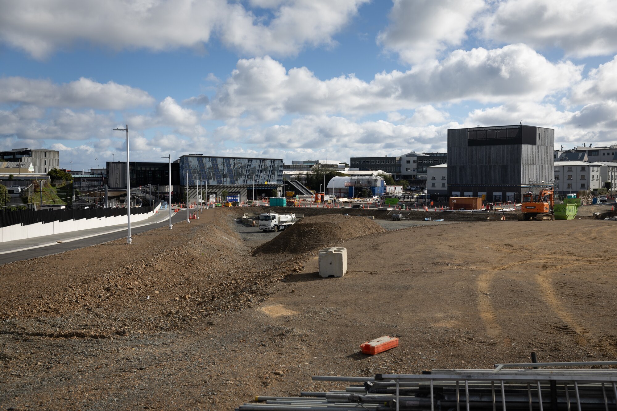 Empty land next to the new Maungawhau station is ripe for intensification. Photo / Sylvie Whinray 