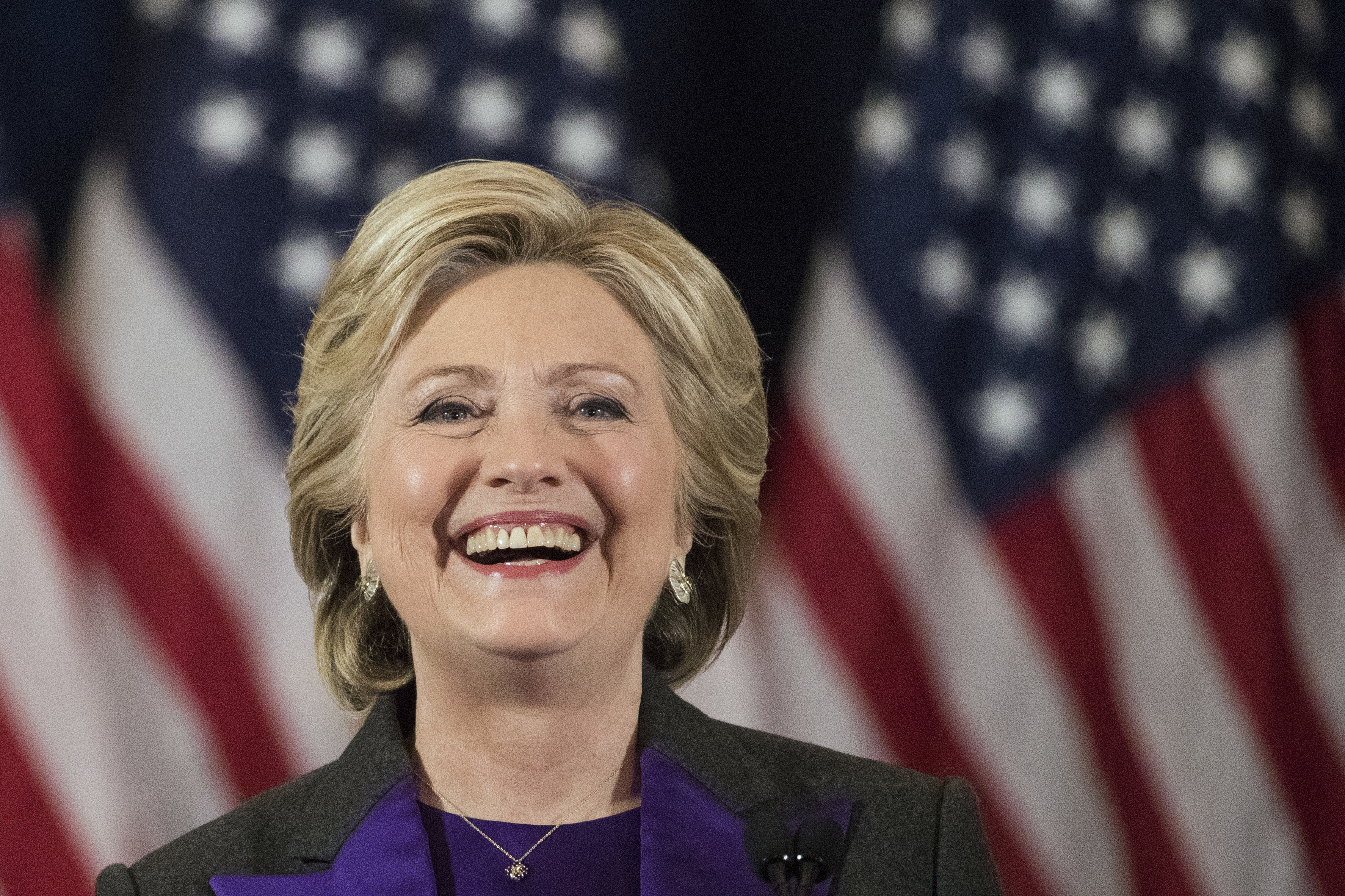 Hillary Clinton was one of this year's finalists for Time's 'Person of the Year'. Photo / AP