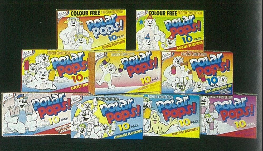 The 1995 Polar Pops range. Photo / Flickr / Steve Williams