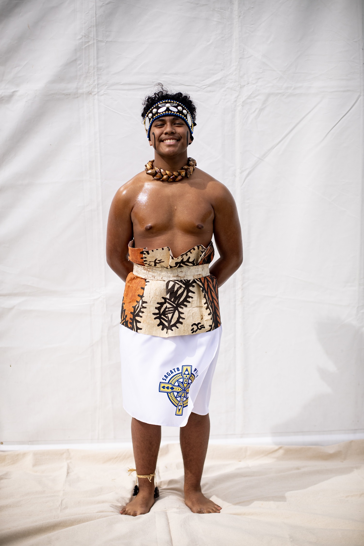Samoan performer Jacob Toa from St Peters College. Photo / Dean Purcell