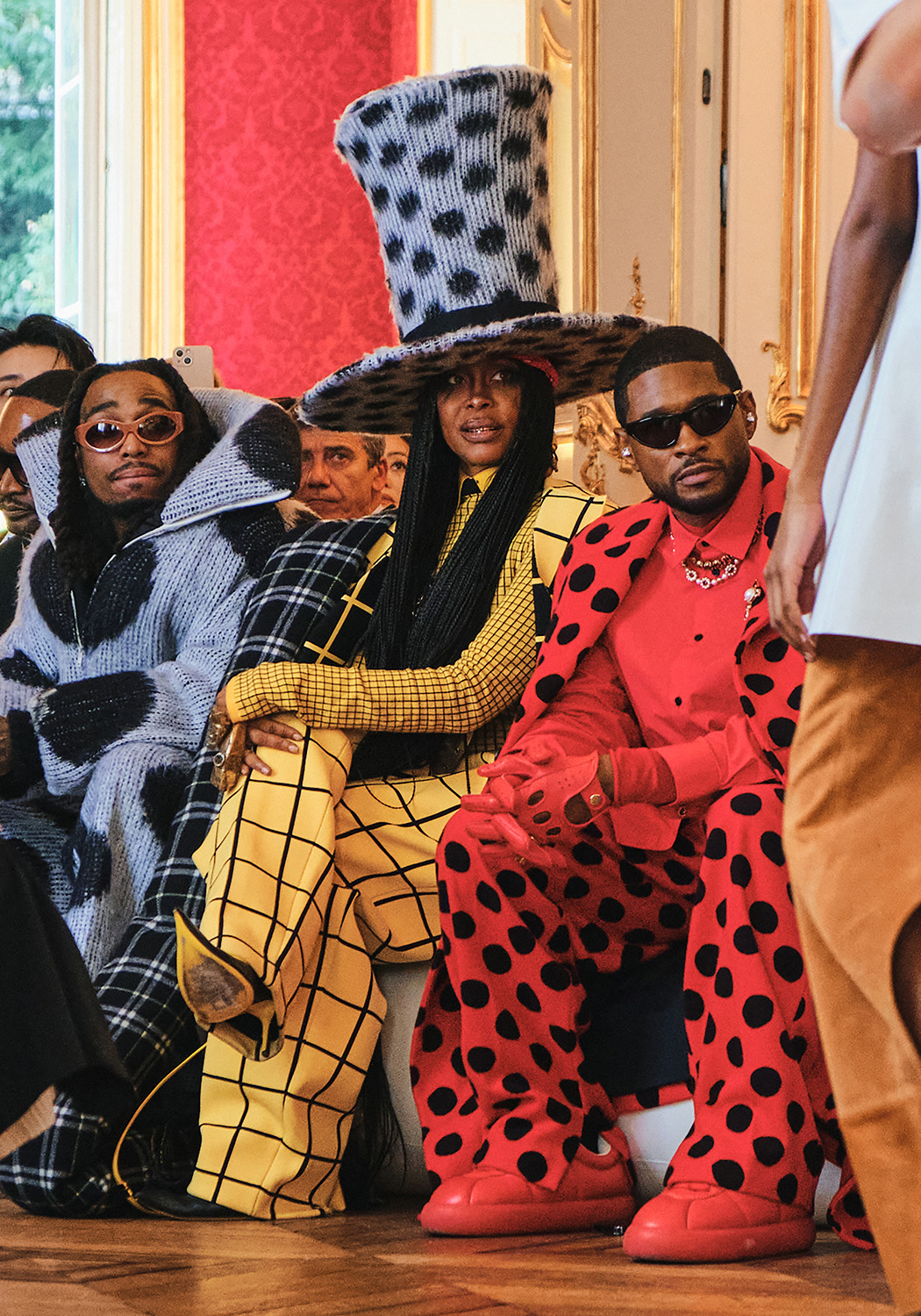 American rapper Quavo, Erykah Badu and Usher go big at Marni in October. Photo / Simbarashe Cha, The New York Times