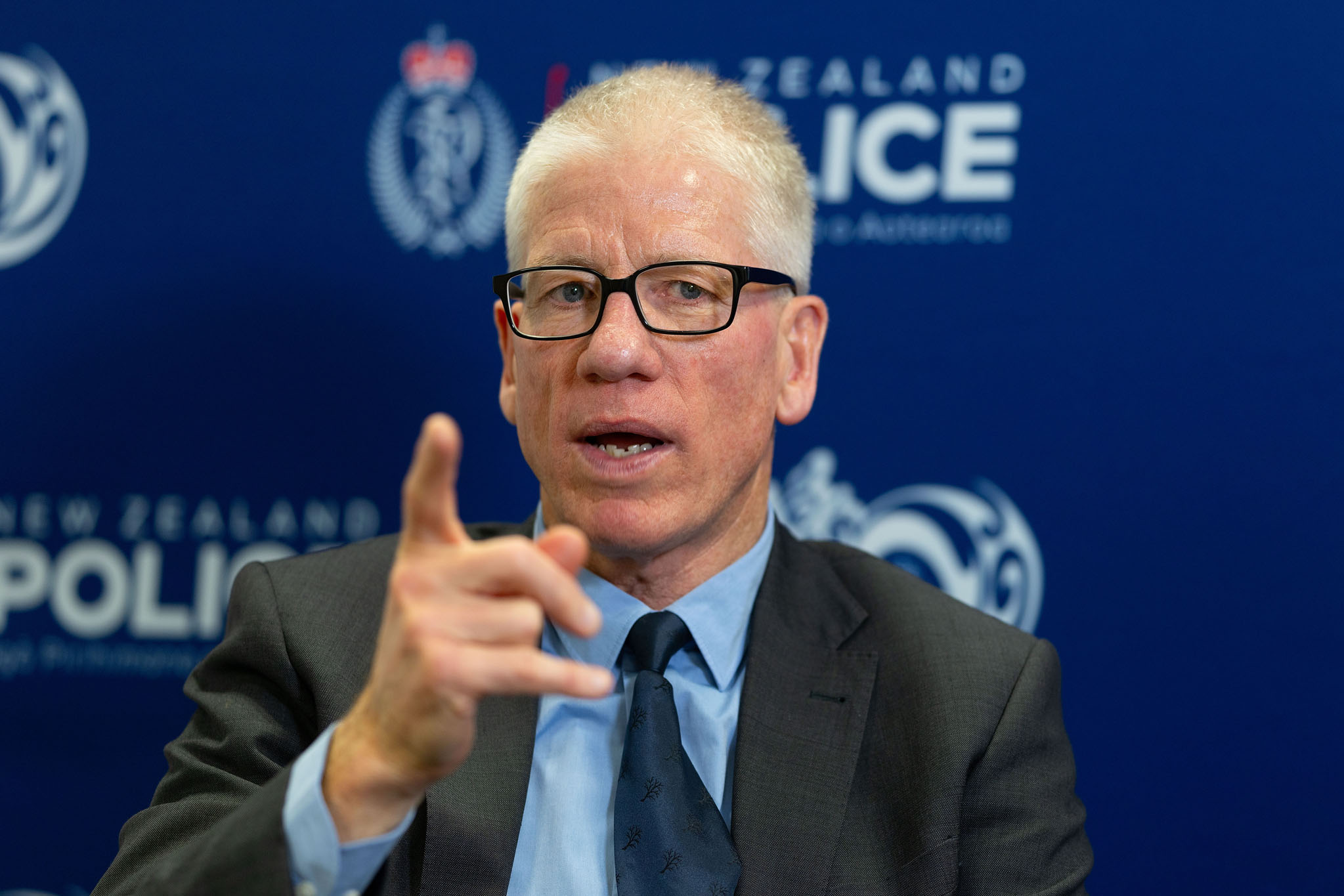Greg Williams, head of the Organized Crime Group at NZ Police during an interview at Police HQ in Wellington. Photo / Marty Melville