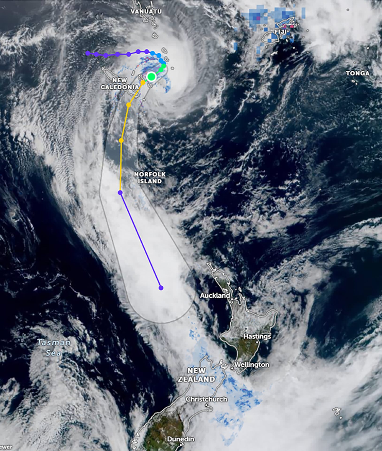 Weather: Cyclone Dovi headed towards New Zealand - NZ Herald